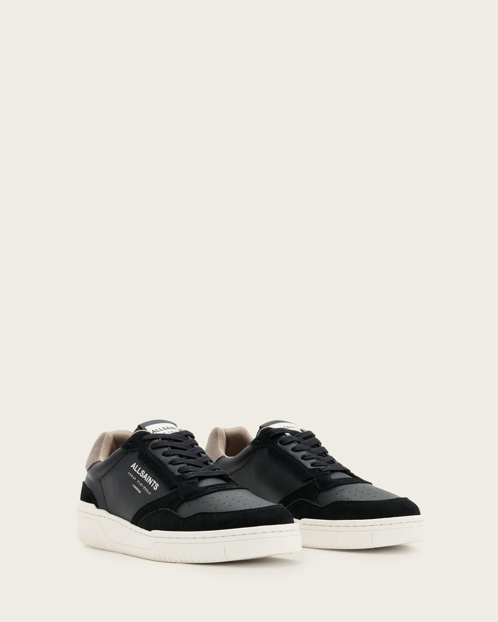 Regan Low Top Sneakers Black/Grey | ALLSAINTS US Product Image