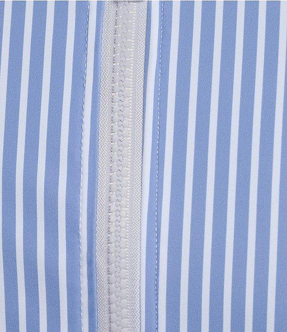 Addison Bay Smooth Sport Highland Stripe Print Sleeveless Dress Product Image