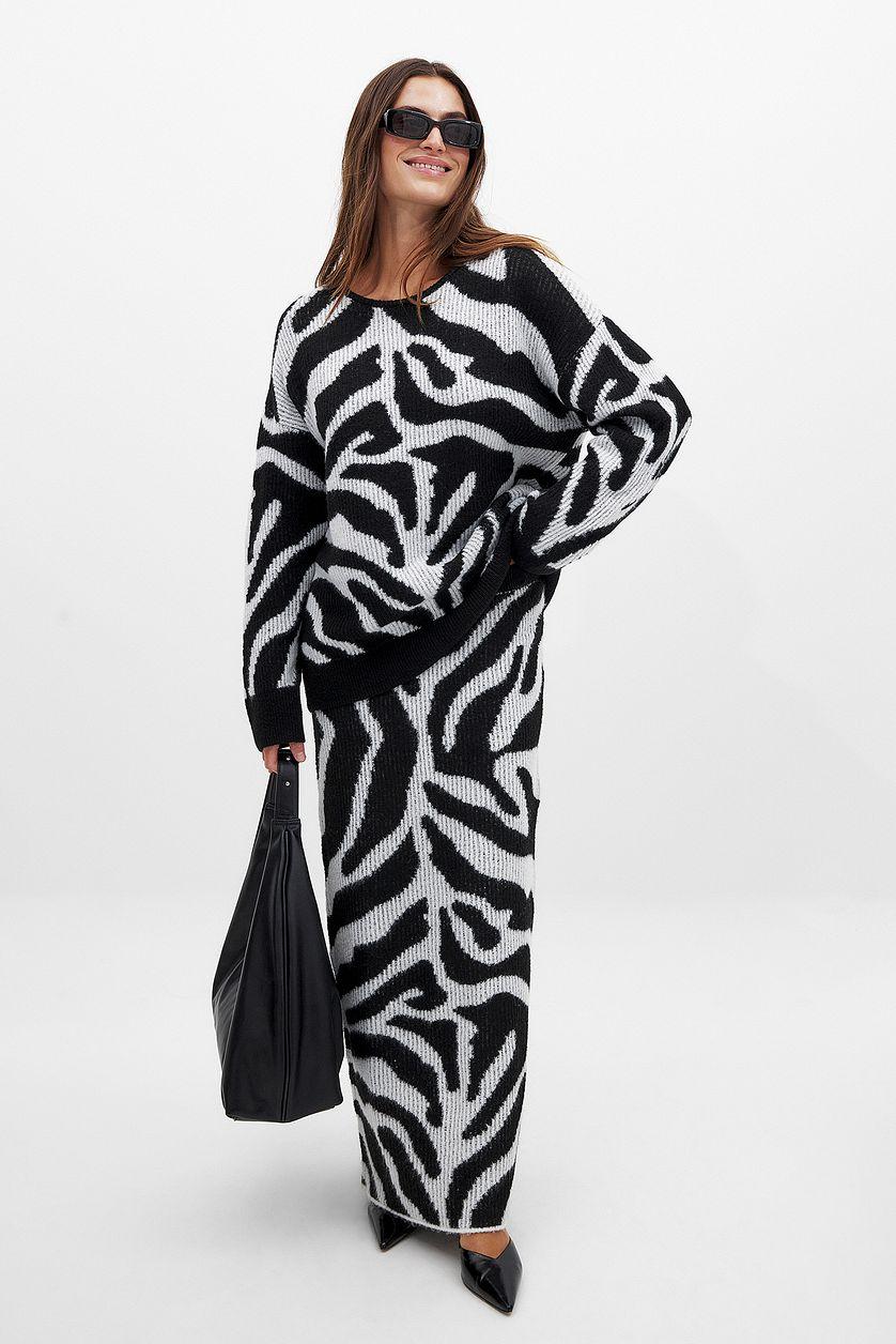 Jacquard Knitted Sweater Product Image