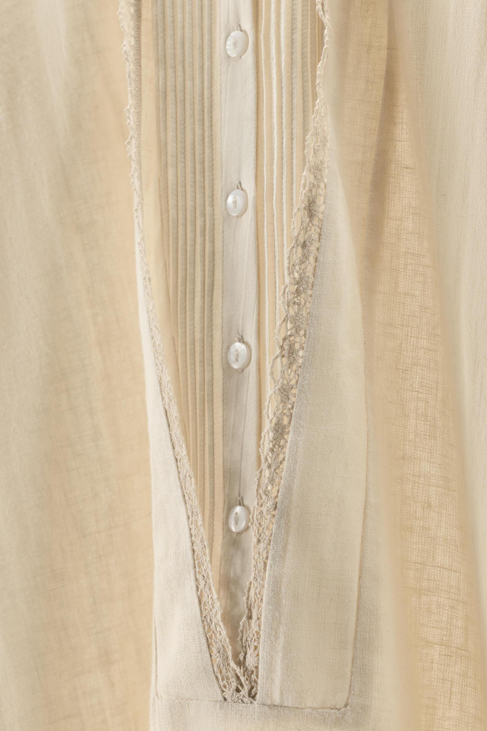 LIMITED EDITION CONTRAST LINEN KAFTAN Product Image