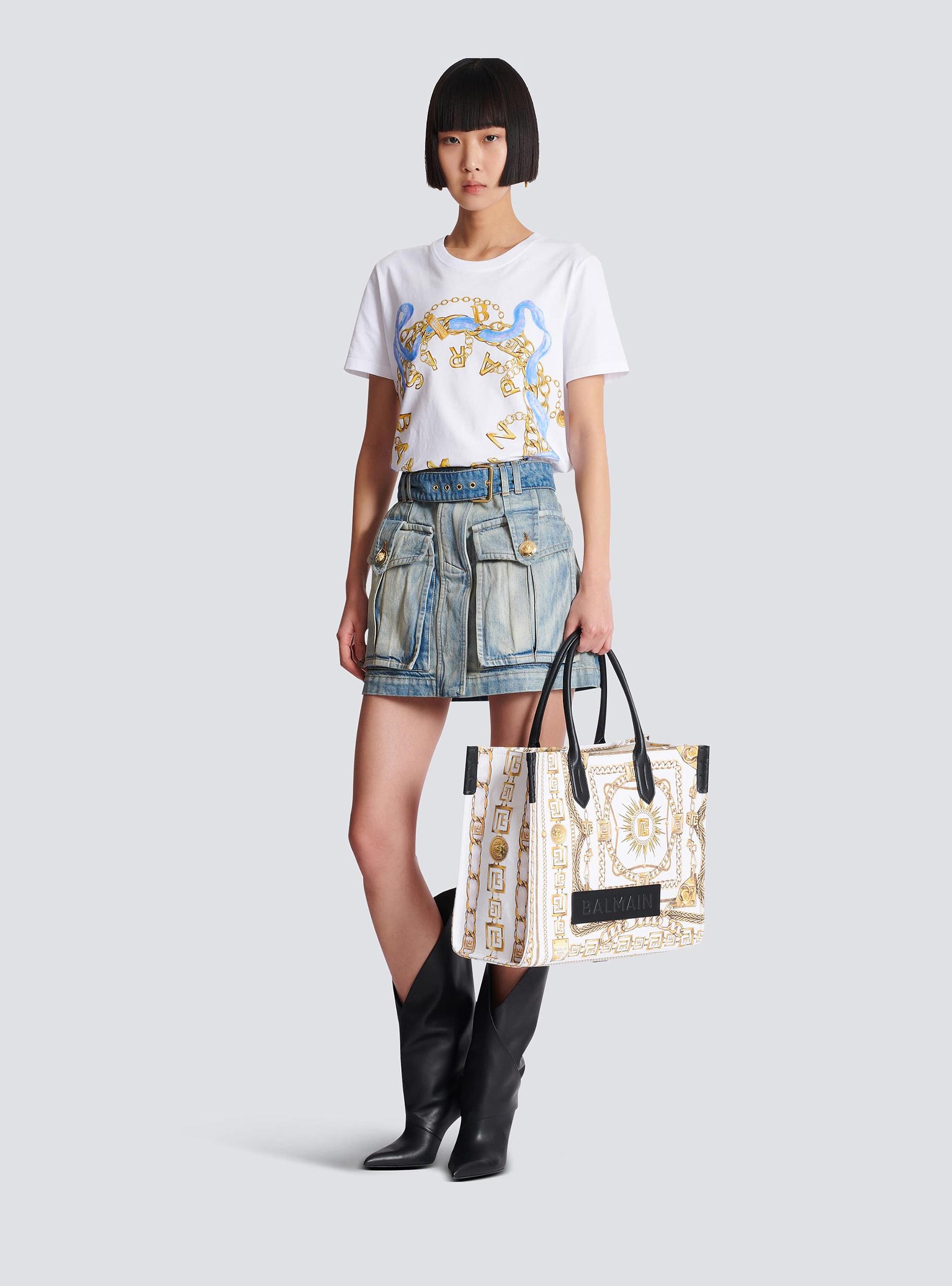 B-Army Medium tote bag in printed canvas  Product Image