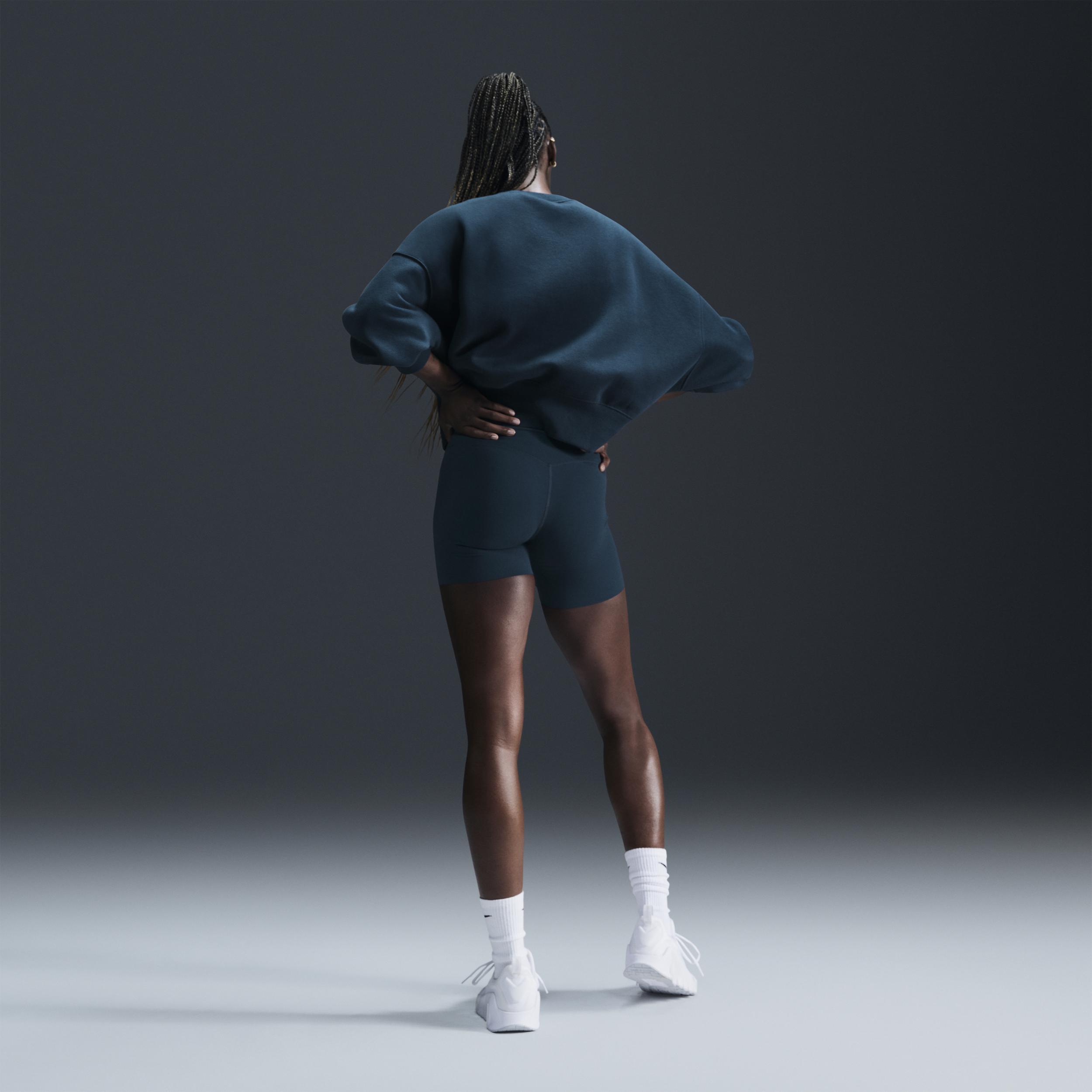 Womens Nike Sportswear Phoenix Fleece Over-Oversized Crew-Neck Sweatshirt | DQ5761-478 Product Image