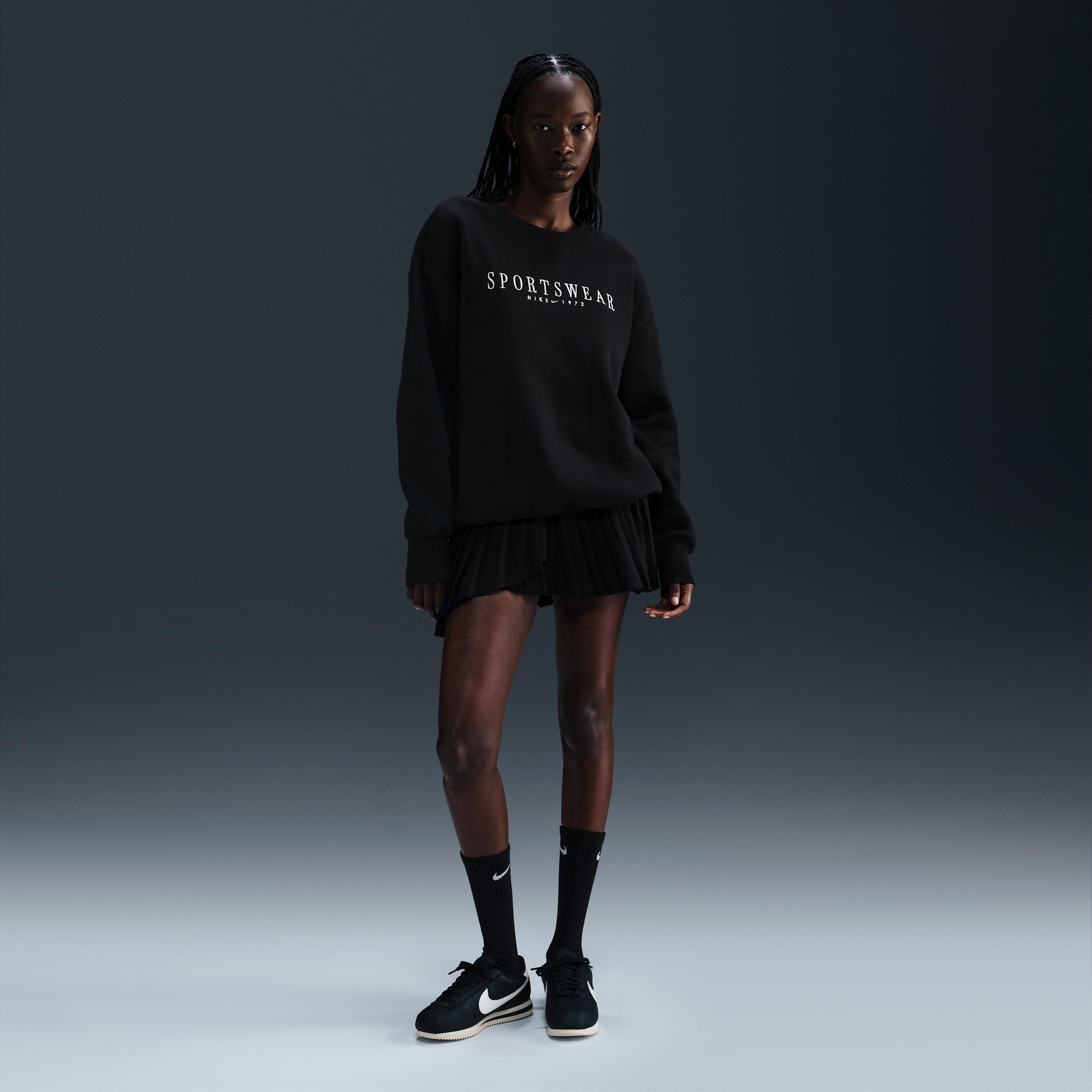 Women's Nike Sportswear Phoenix Fleece Oversized Crew-Neck Sweatshirt Product Image