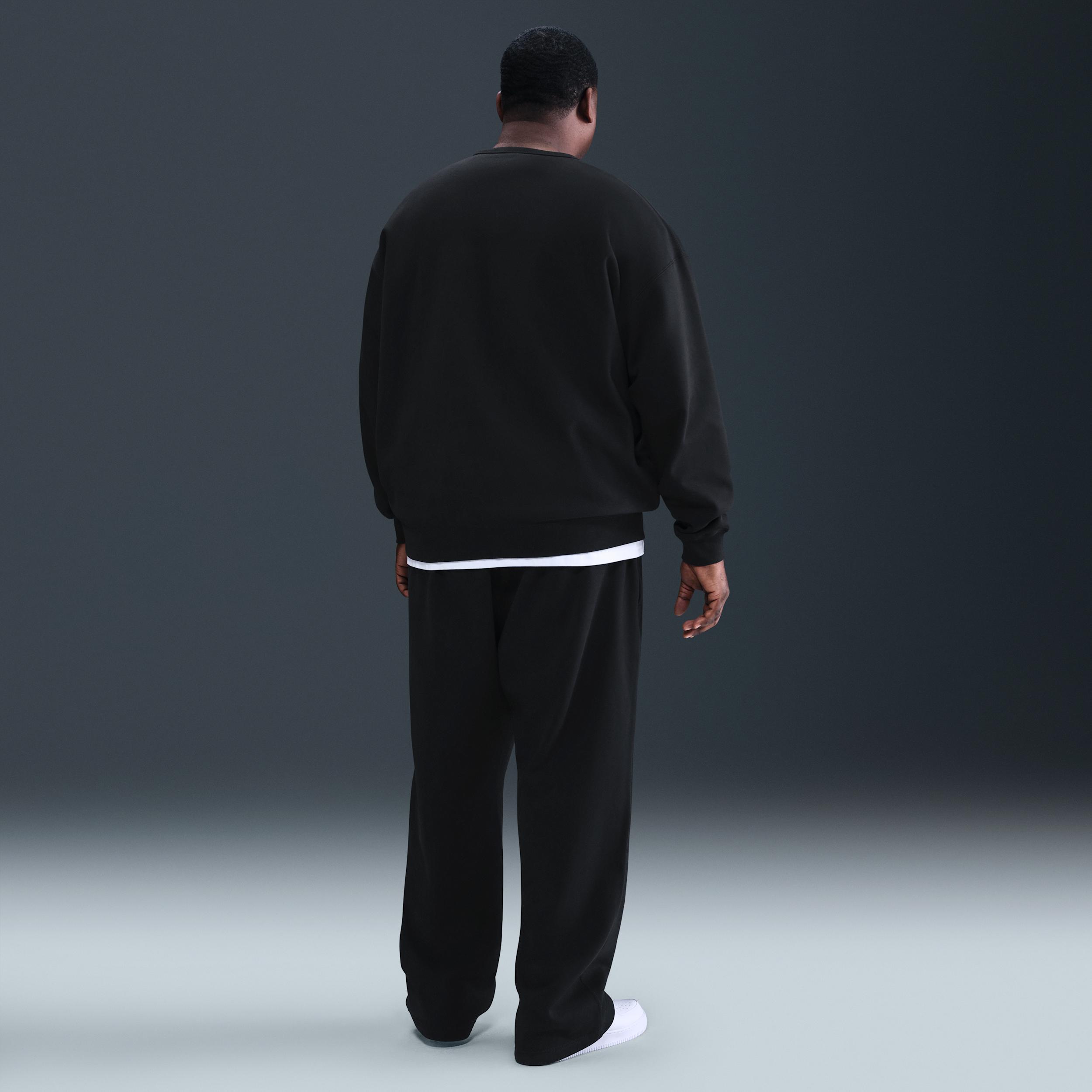 Nike Mens Solo Swoosh Fleece Crew | HV1086-010 Product Image