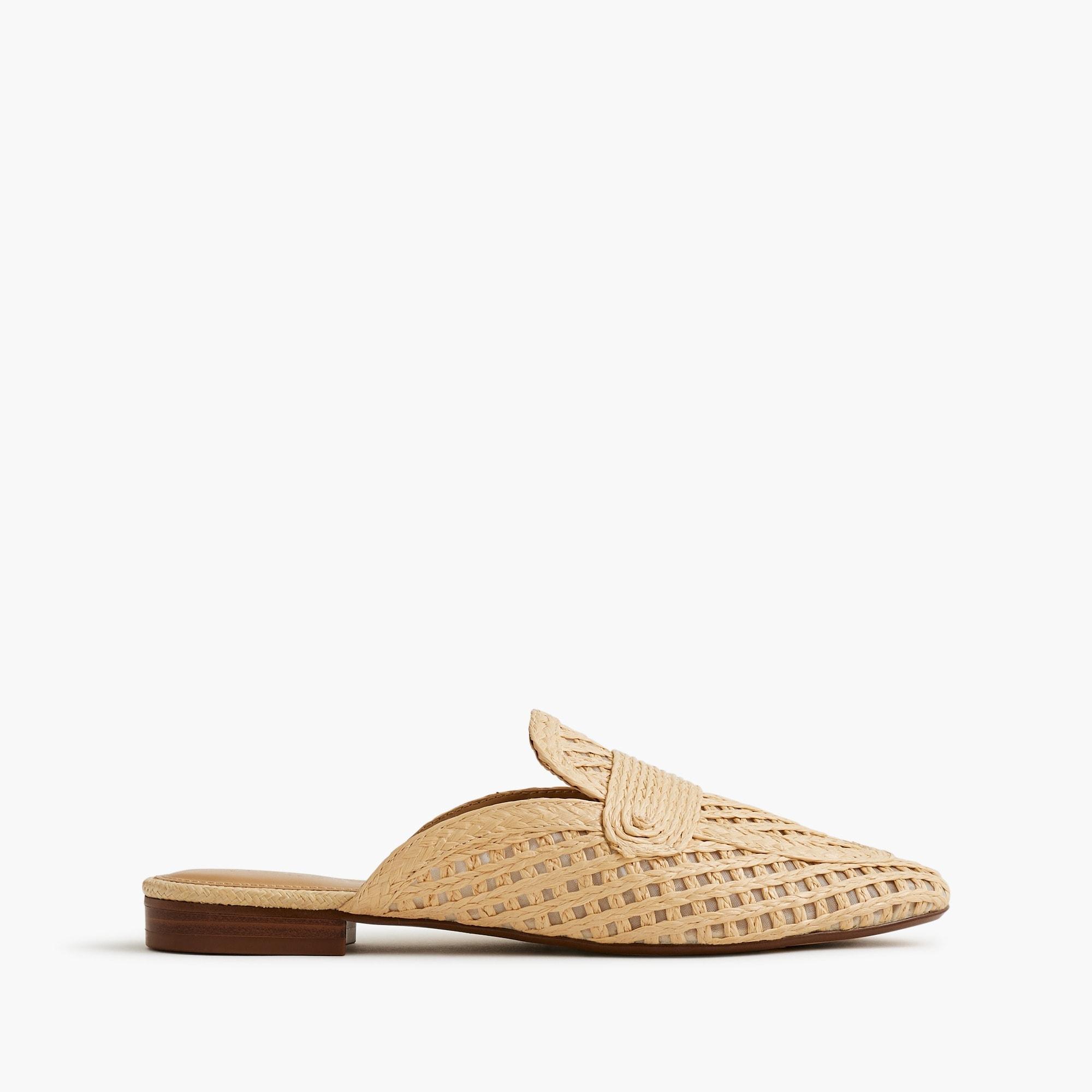 Woven mule flats Product Image