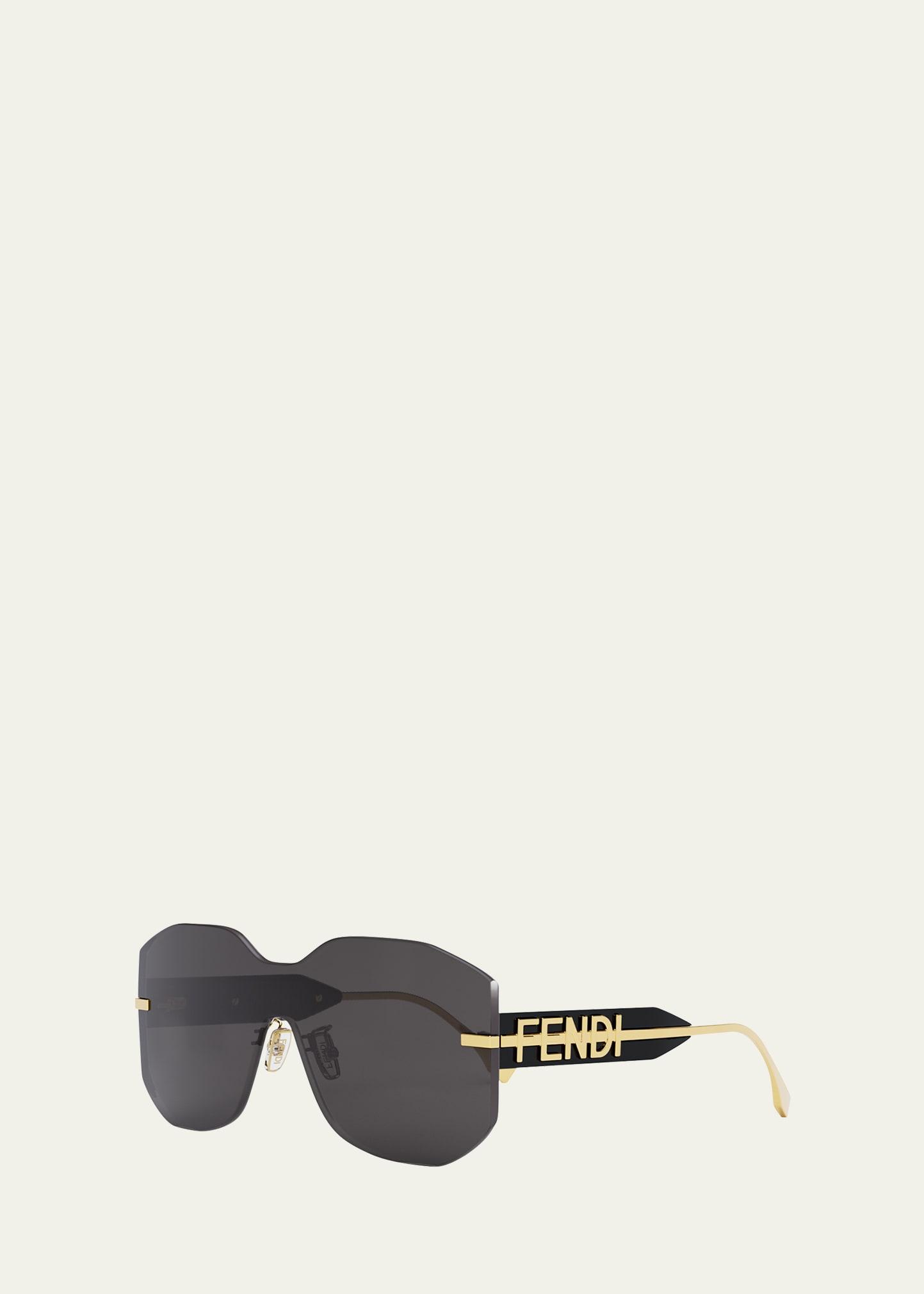 Fendi Fendigraphy Shield Sunglasses, 144mm Product Image