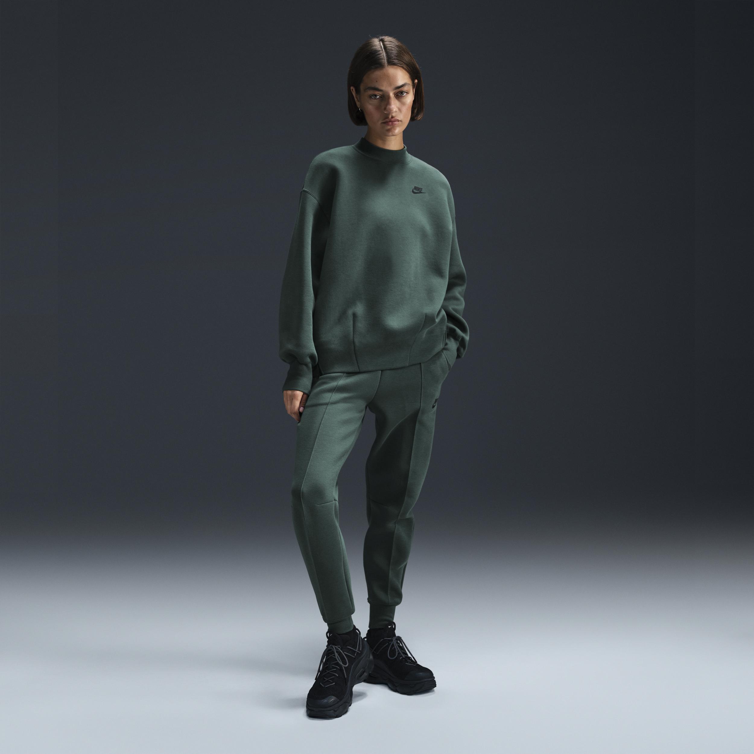Womens Nike Sportswear Tech Fleece Oversized Crewneck Sweatshirt Product Image