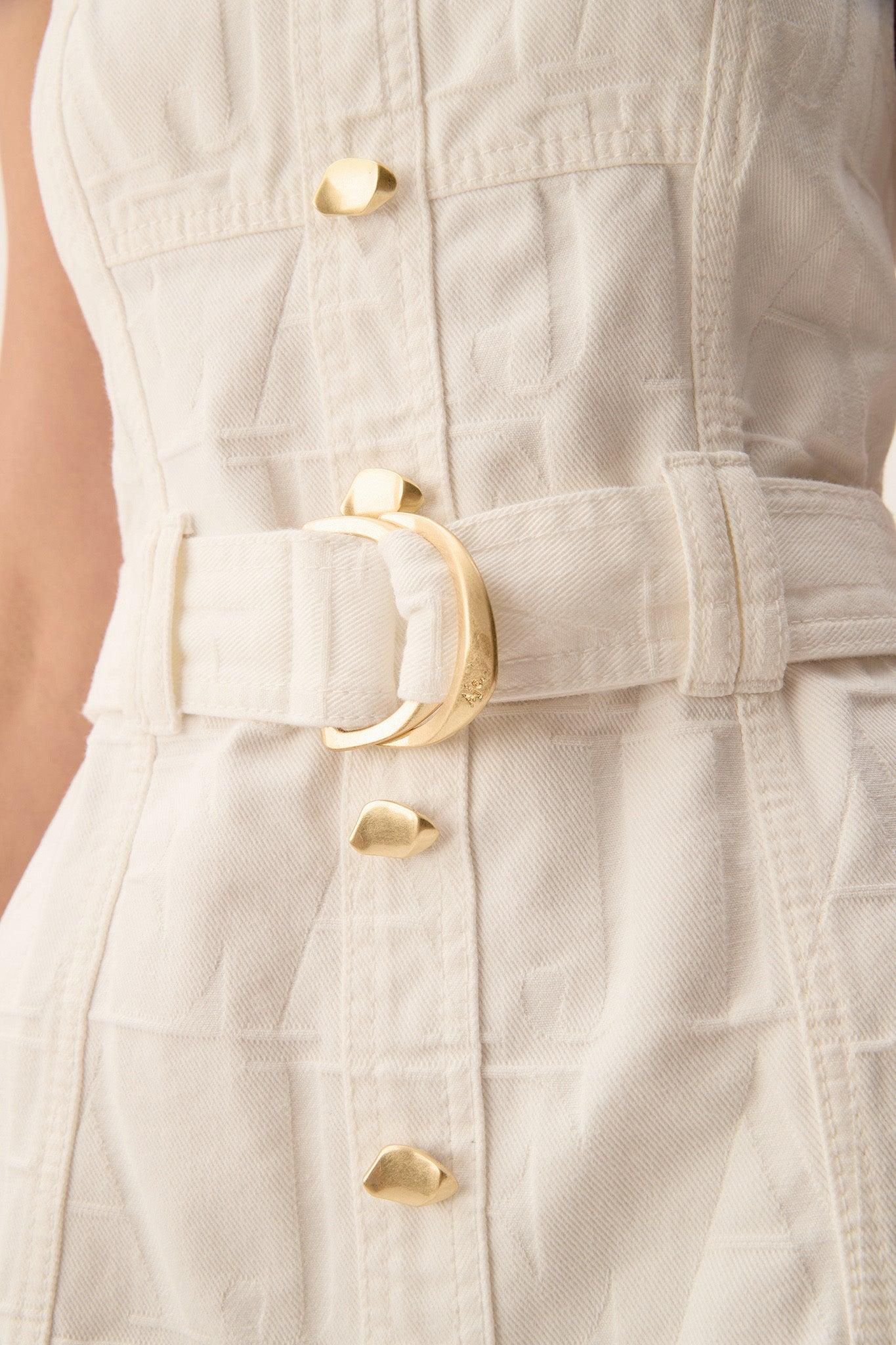 Helm Denim Mini Dress Product Image