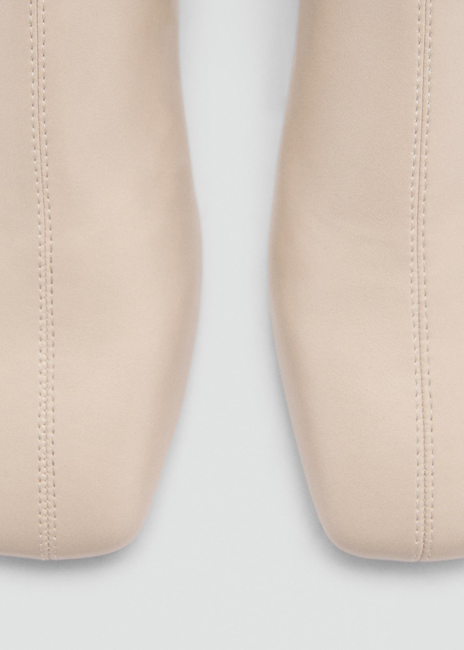 High boots with zip - Women | MANGO USA Product Image