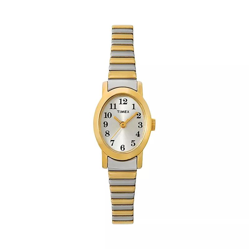 Women's Timex Cavatina Expansion Band Watch - Gold/Silver T2M570JT Product Image