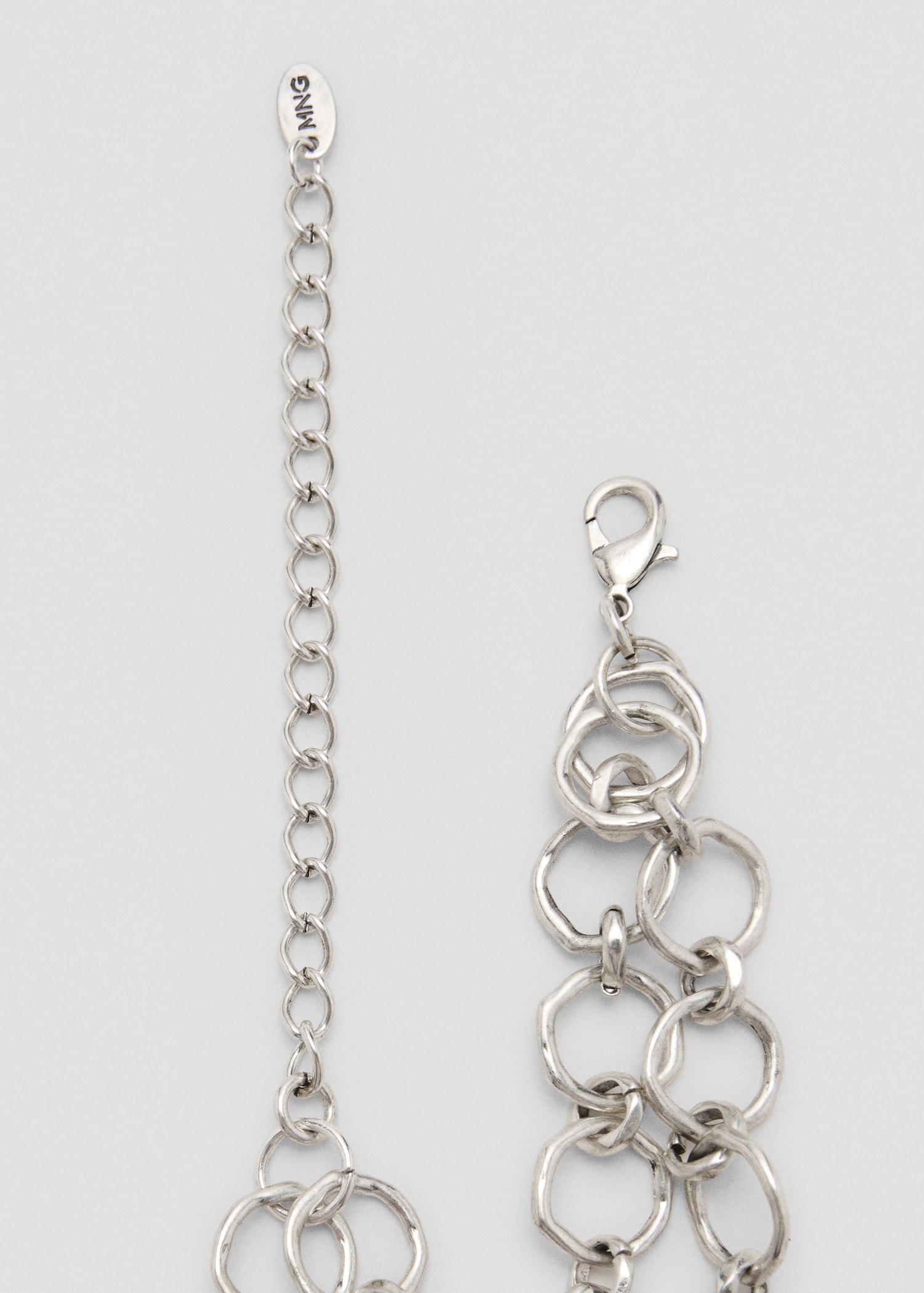 Metal chain flower belt - Women | MANGO USA Product Image