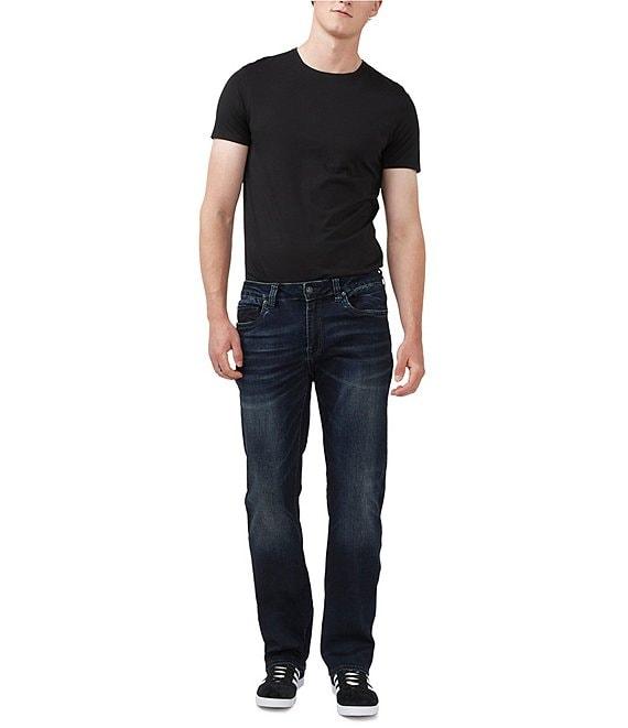 Buffalo David Bitton Driven-x Dark Wash Relaxed Straight Jeans Product Image