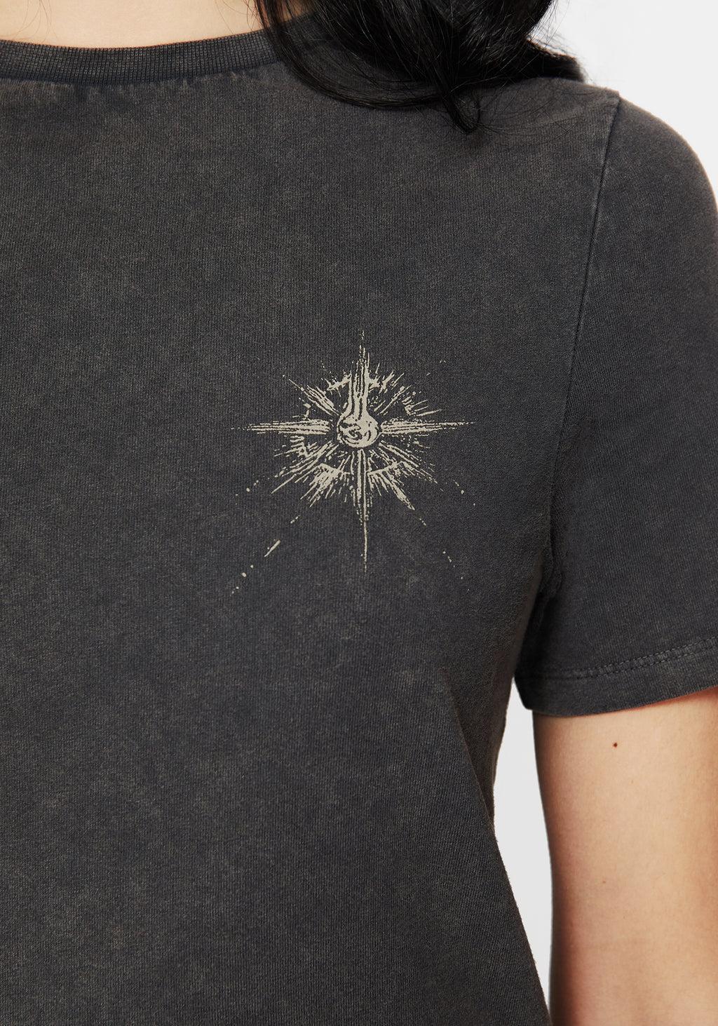 Galerina Graphic Print Cotton T-Shirt Product Image