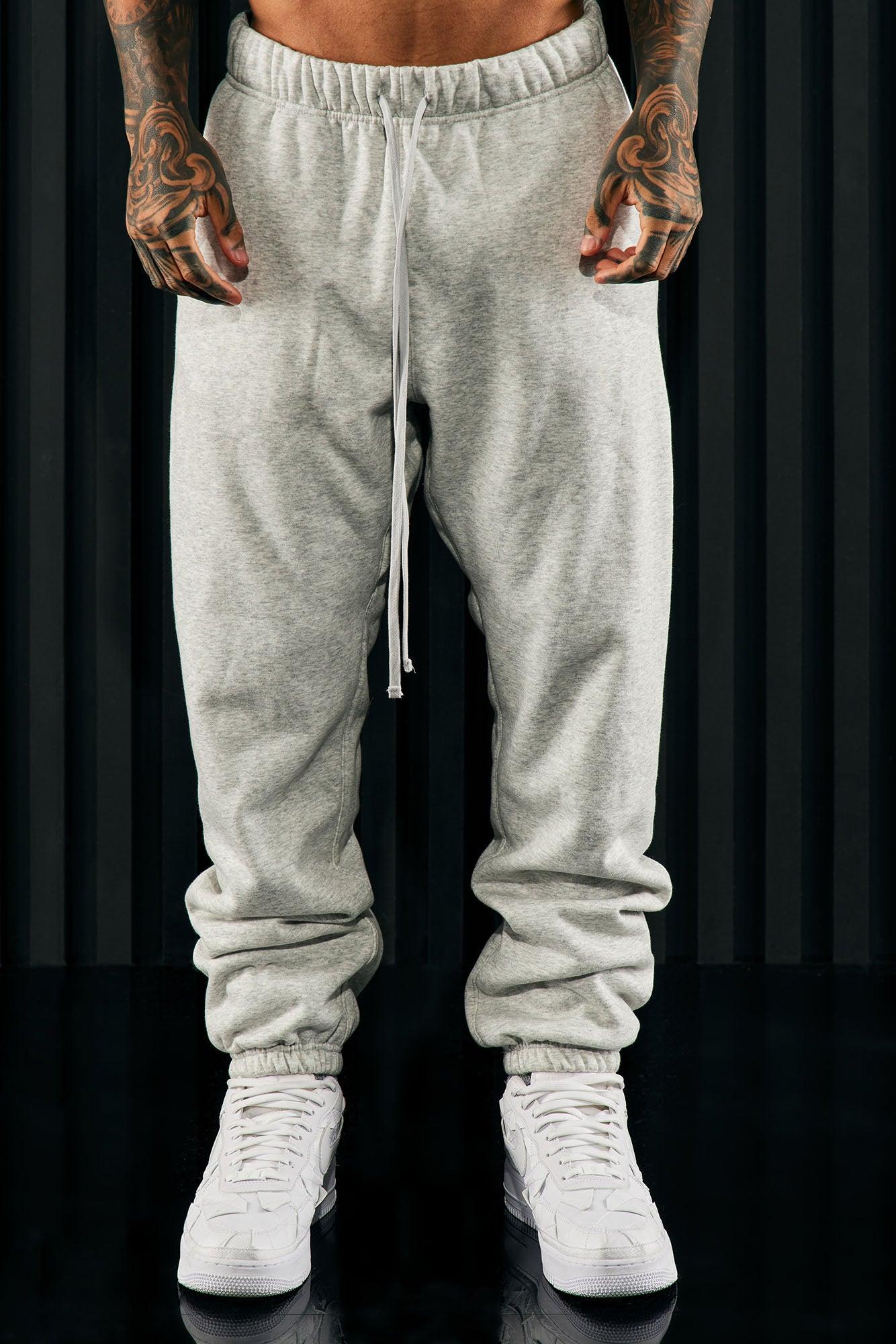 Tyson Heavyweight Sweat Jogger - Heather Grey Product Image