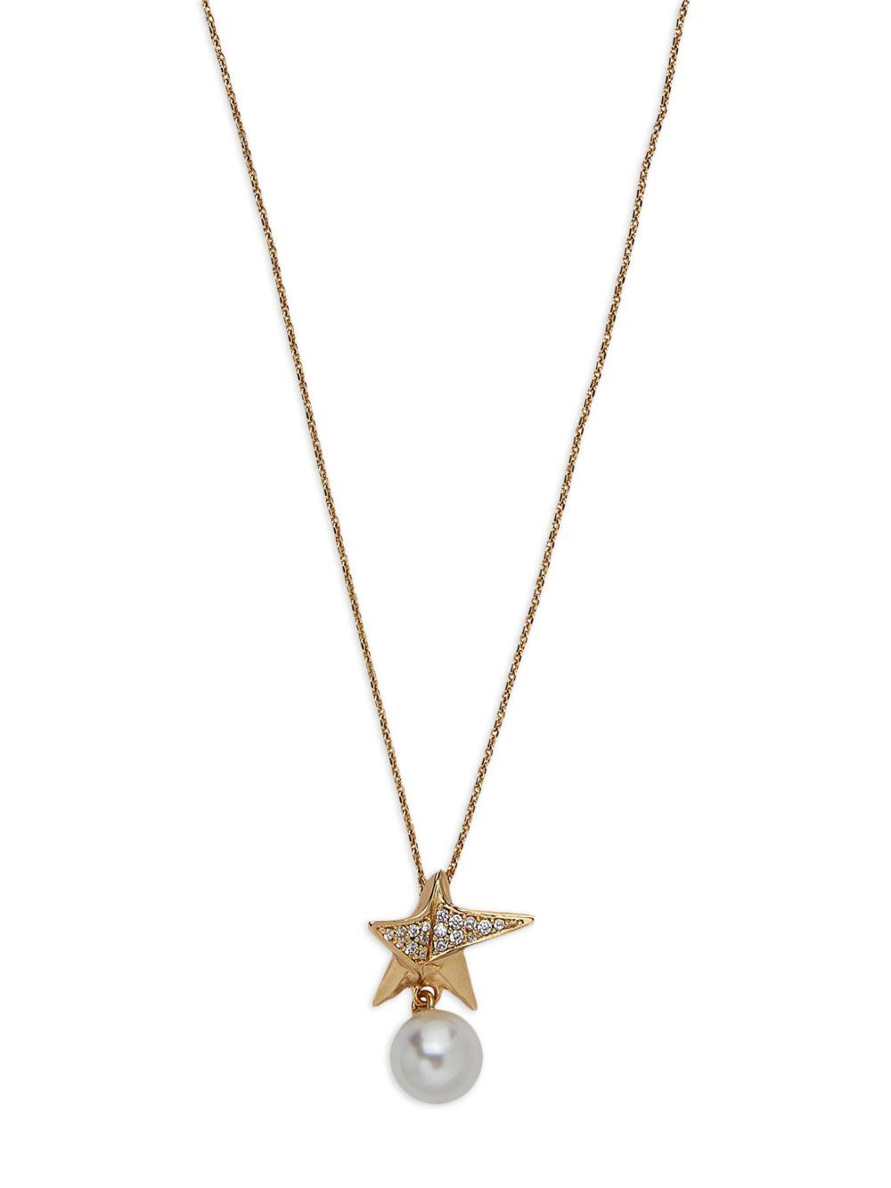 star-pendant crystal-embellished necklace Product Image