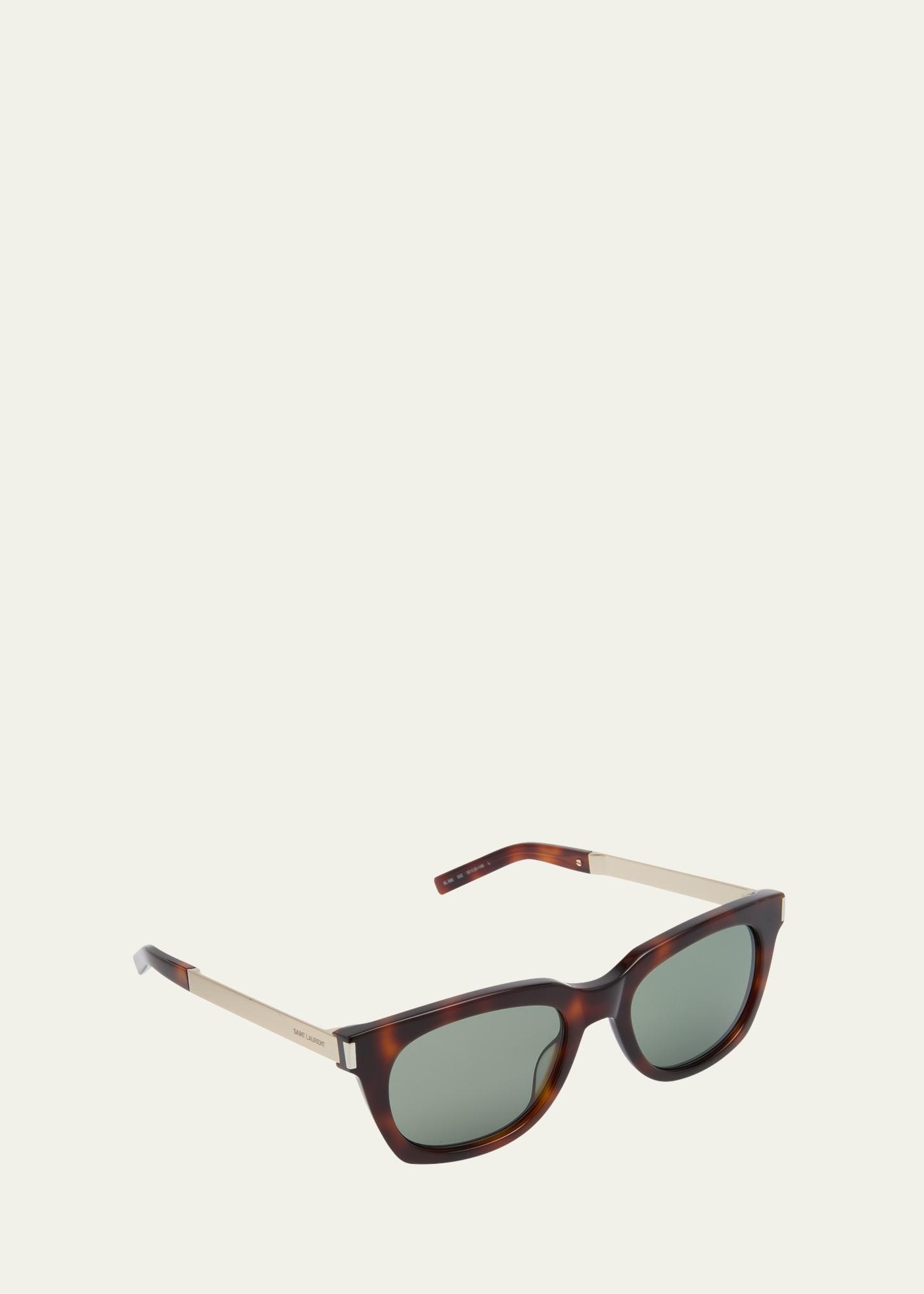 Mens Combi Acetate Rectangle Sunglasses Product Image