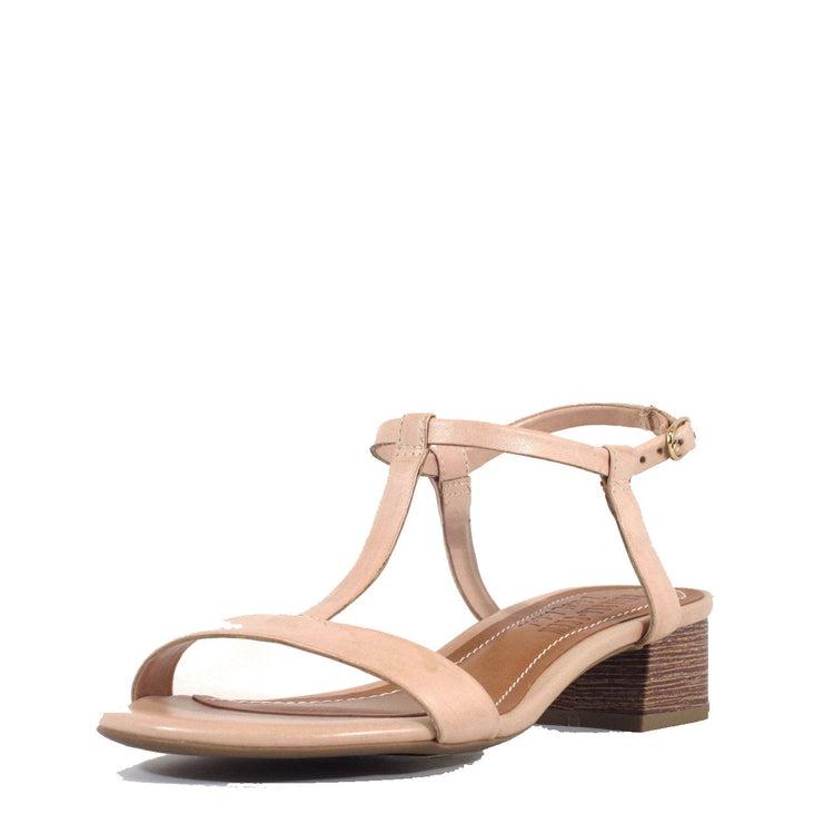 Terri T-Strap Suede Sandals Product Image