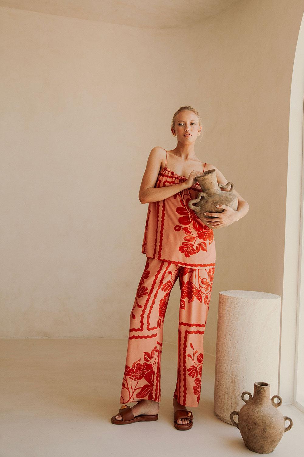 Alani Top - Fiore Postcards Product Image