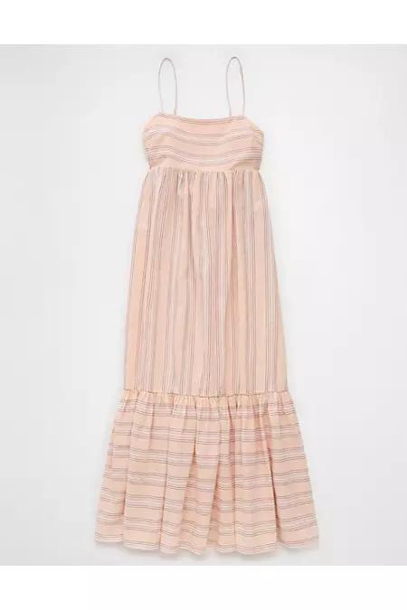 AE Tie Back Babydoll Maxi Dress Women's Product Image