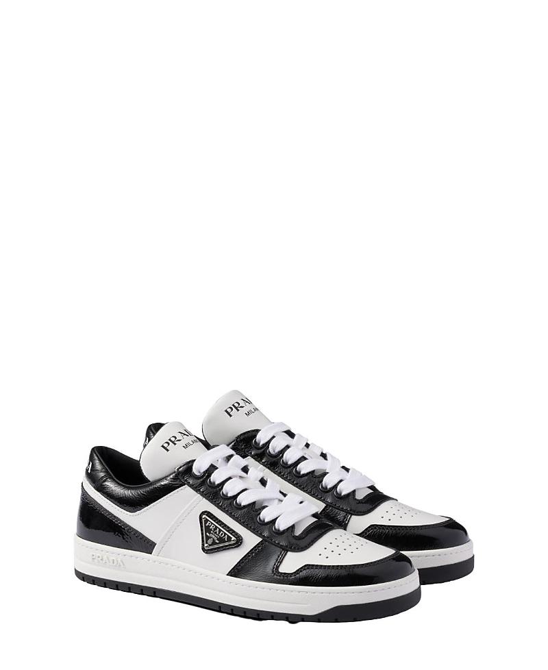 Prada Womens Downtown Leather Sneakers Product Image
