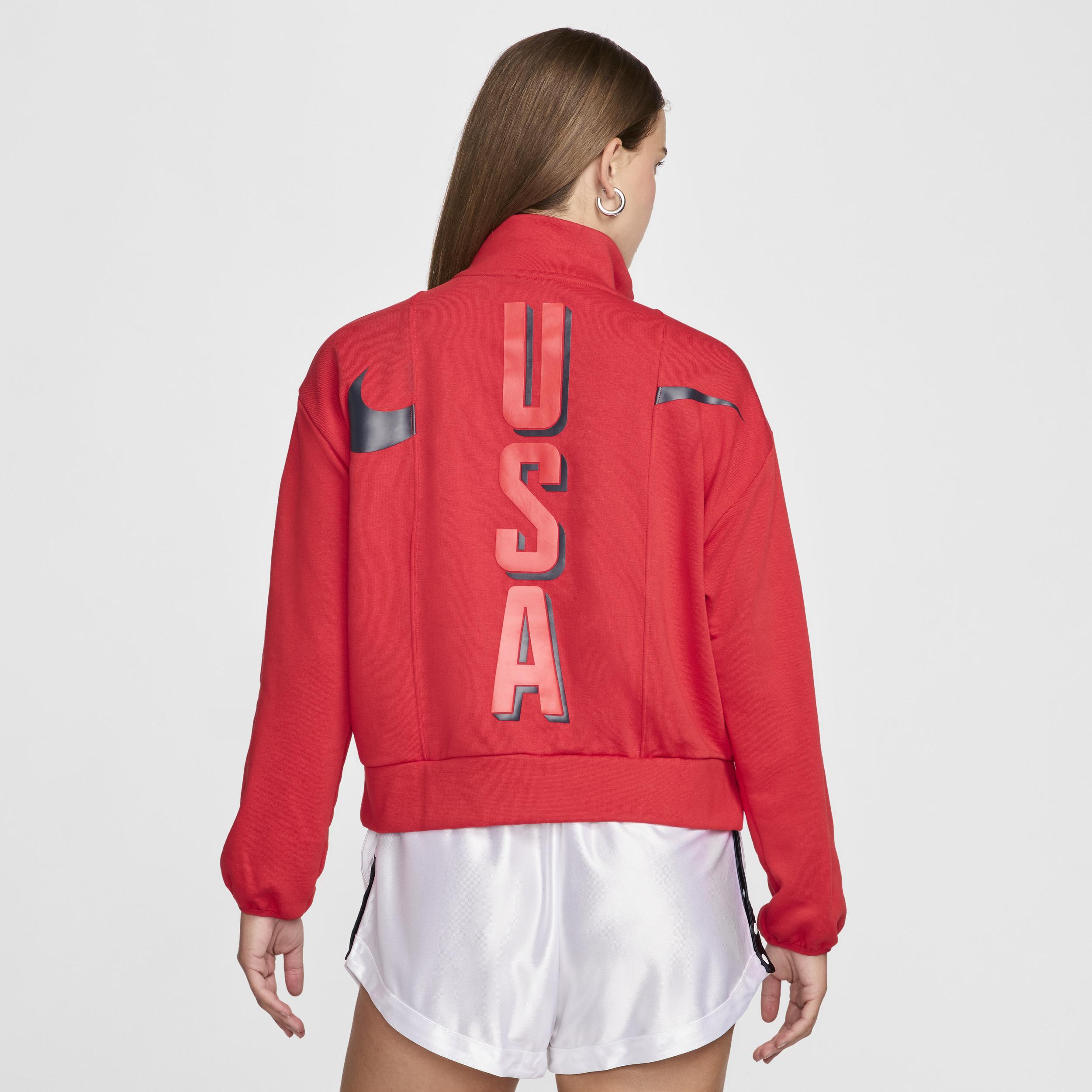 USA Village Women's Nike Basketball 1/2-Zip Fleece Sweatshirt Product Image
