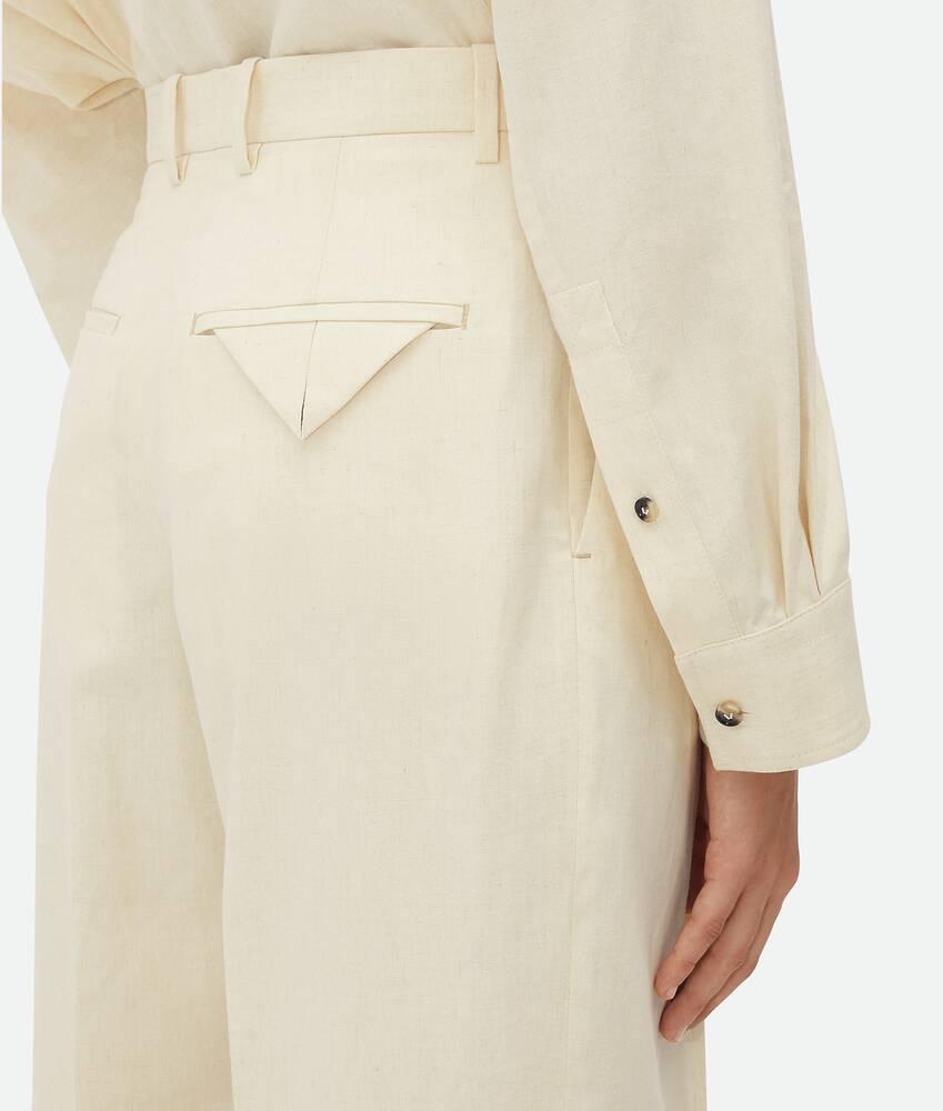 Women's Cotton Poplin Trousers in Toile Product Image