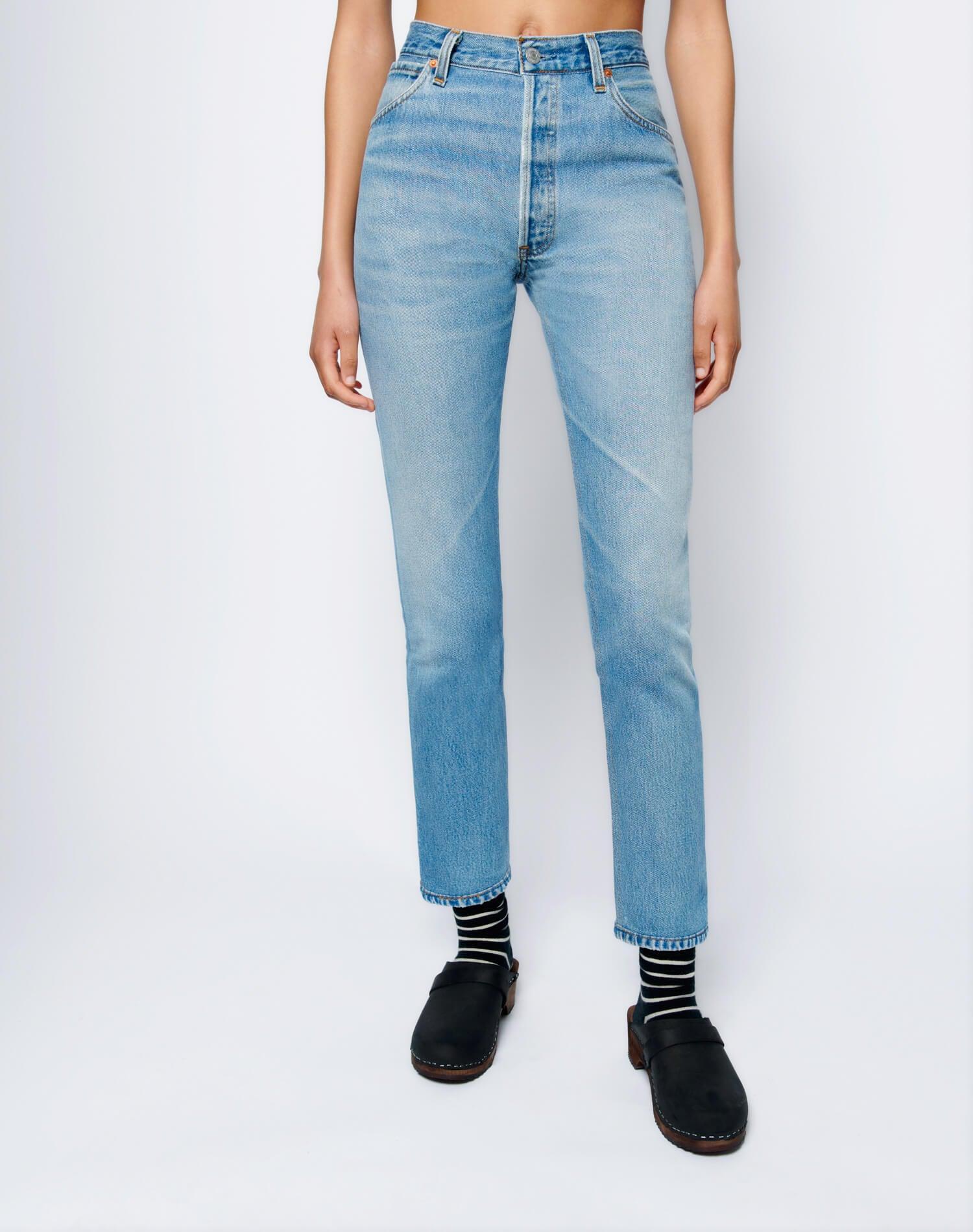Levi's High Rise Ankle Crop - Indigo Female Product Image