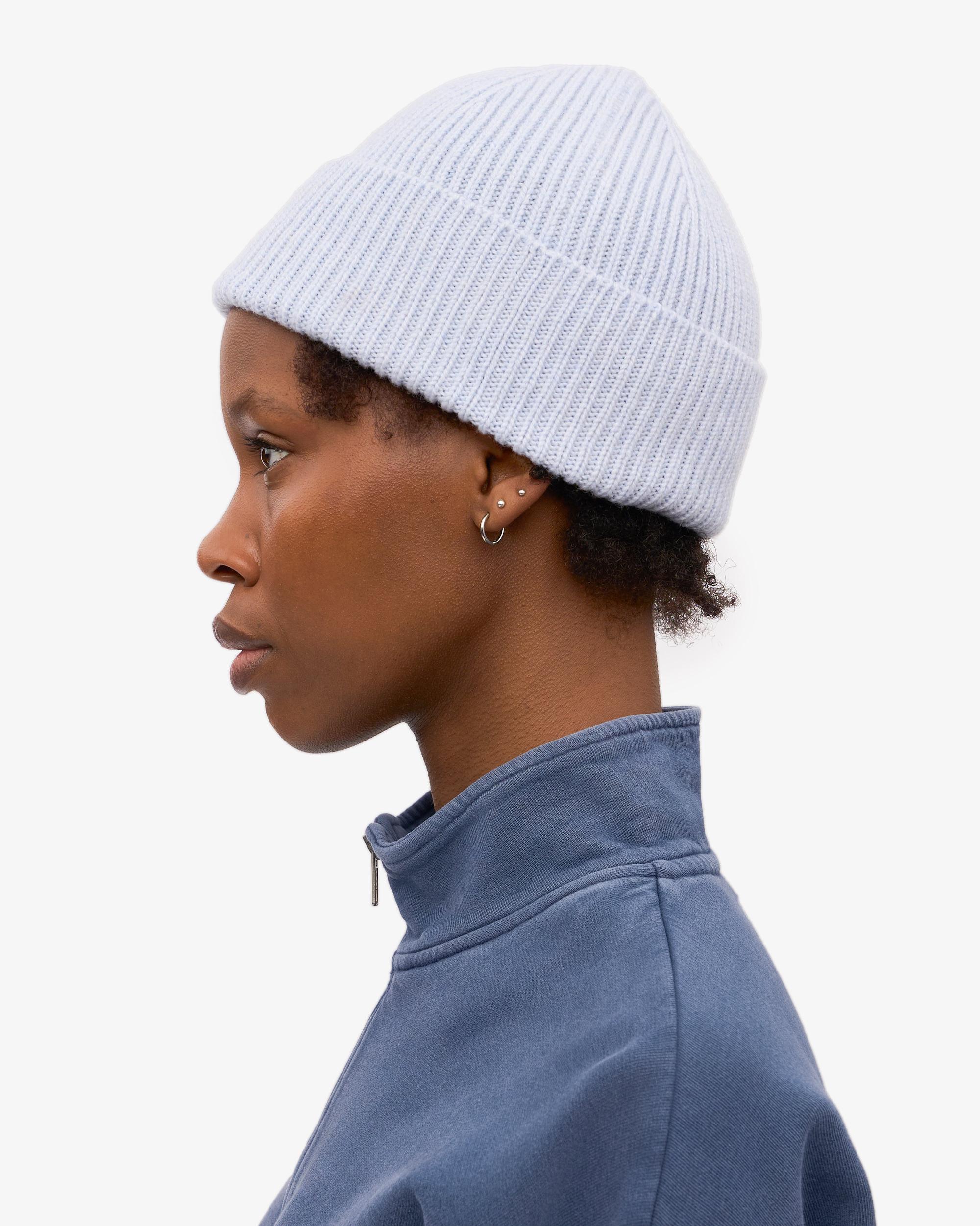 Merino Wool Beanie - Polar Blue Product Image
