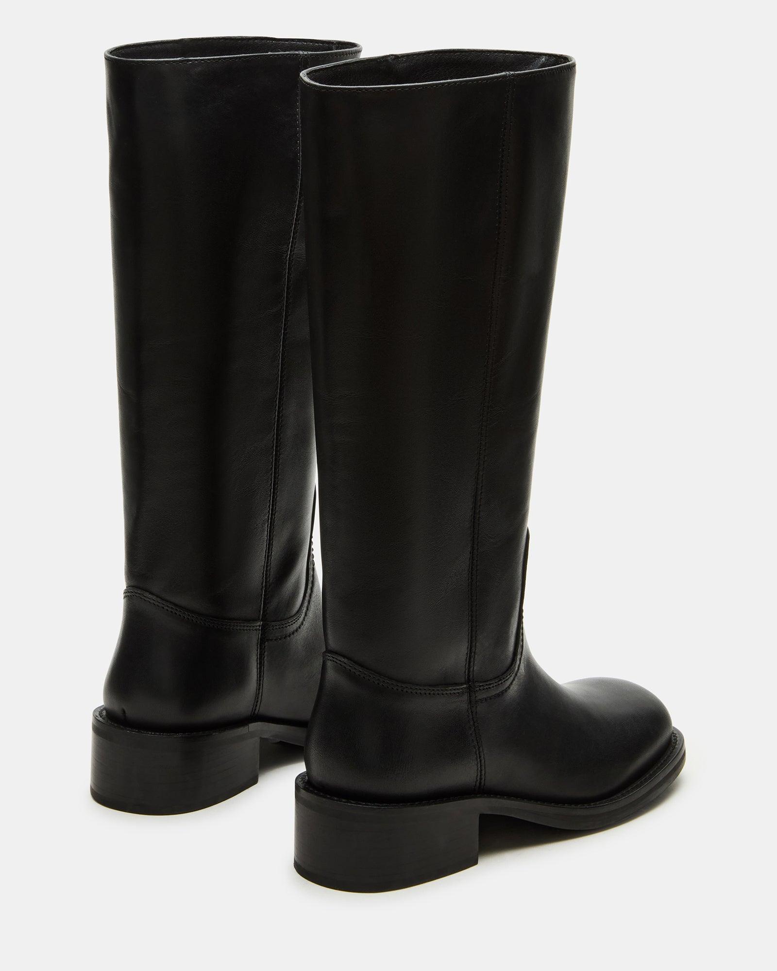 RIGGS BLACK LEATHER WIDE CALF Female Product Image