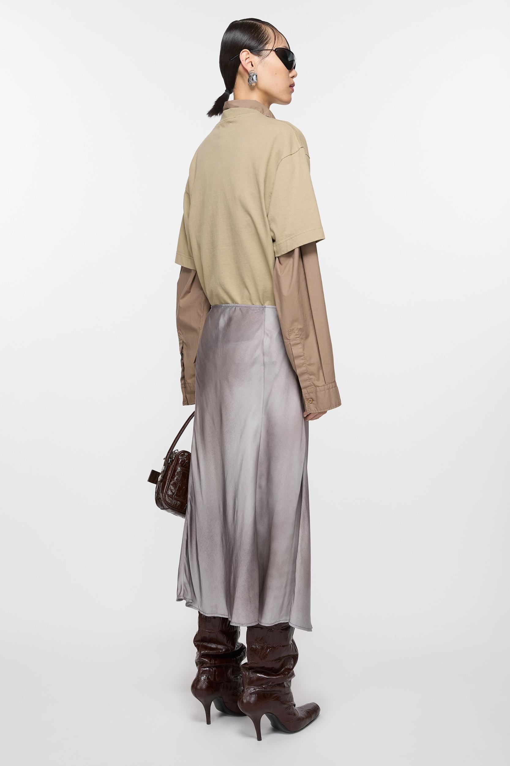 Satin wrap skirt Product Image