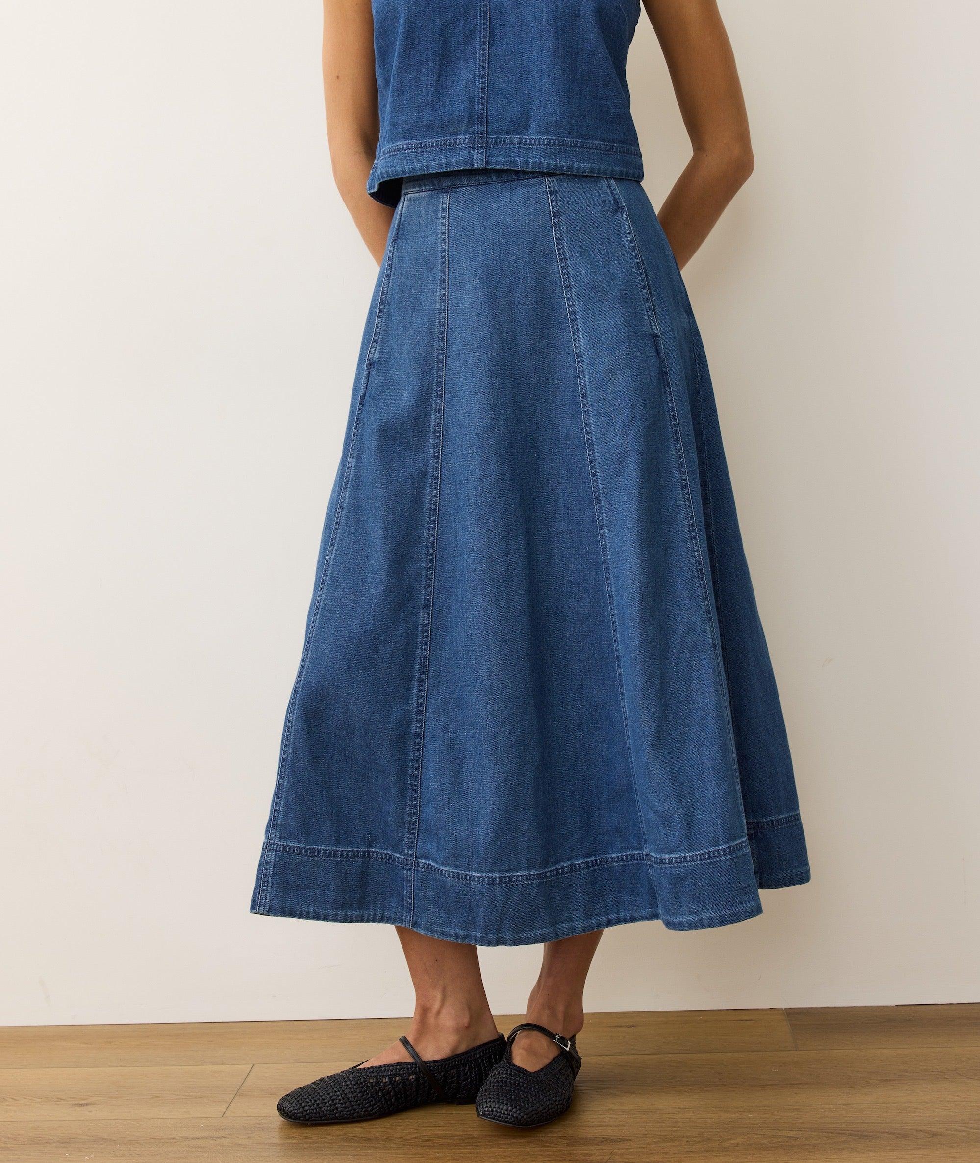 Lainey Denim Skirt Product Image