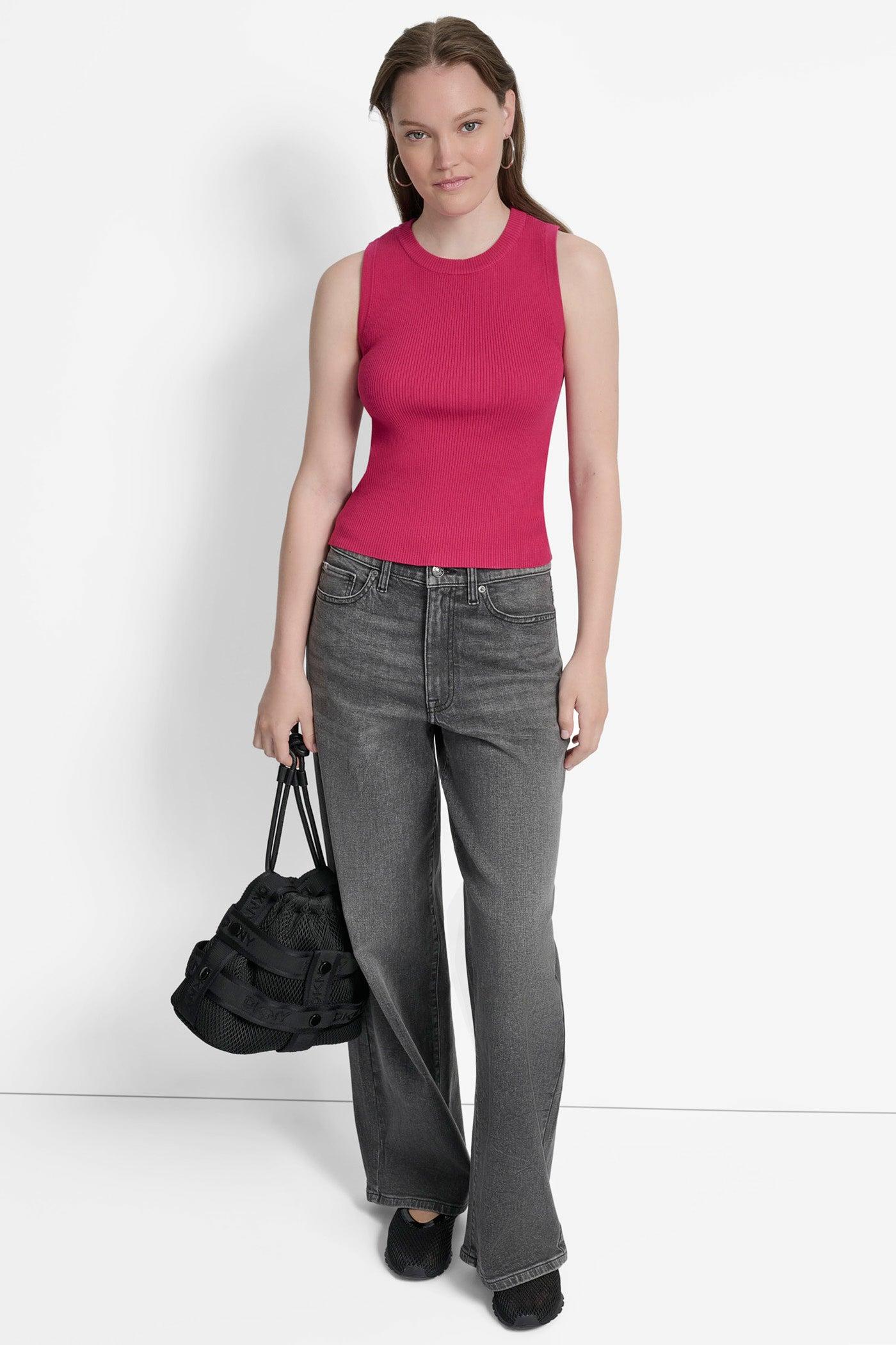 CROPPED LOGO-TRIMMED TOP Product Image