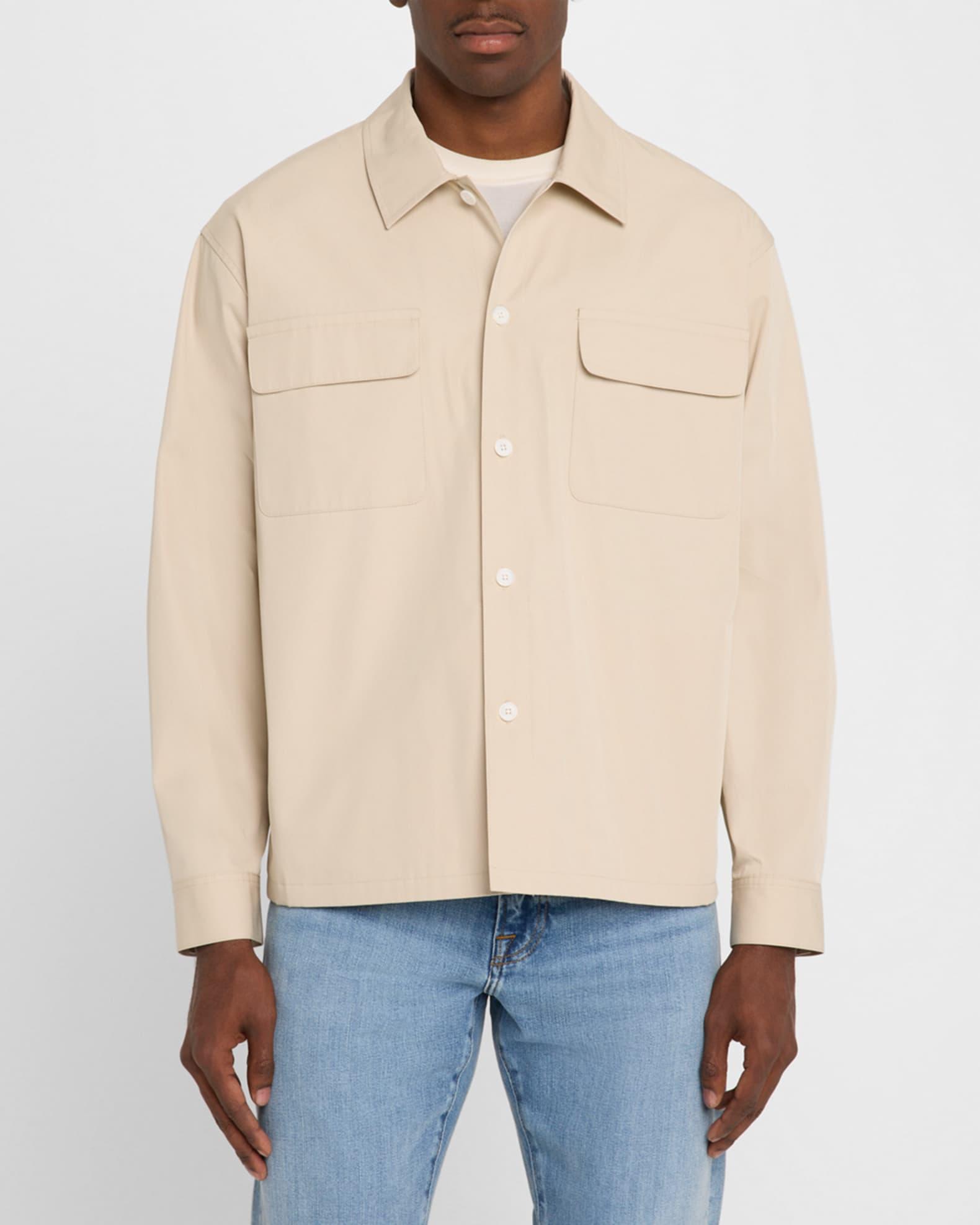 Men's Cotton Double-Pocket Overshirt Product Image