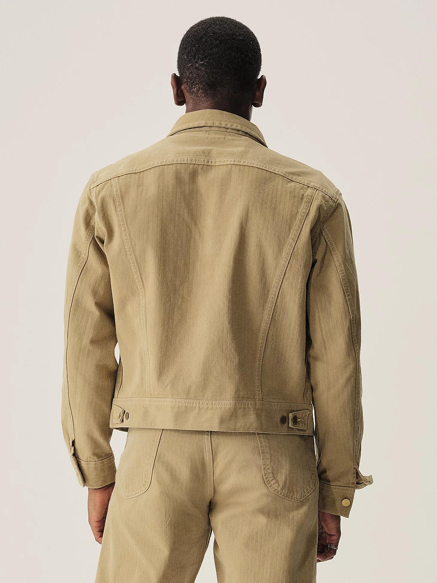 Men's Lee® x Buck Mason Herringbone Twill 101J Jacket | Men's Jackets & Outerwear | Lee® Product Image