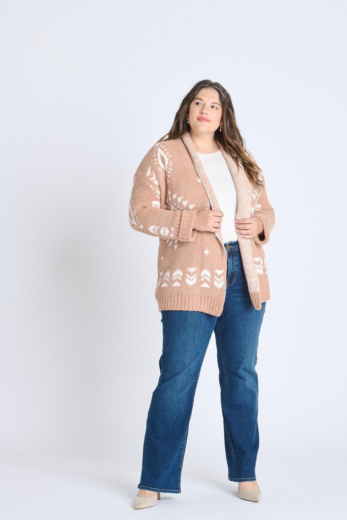 Cozy Sherpa Cardigan Product Image