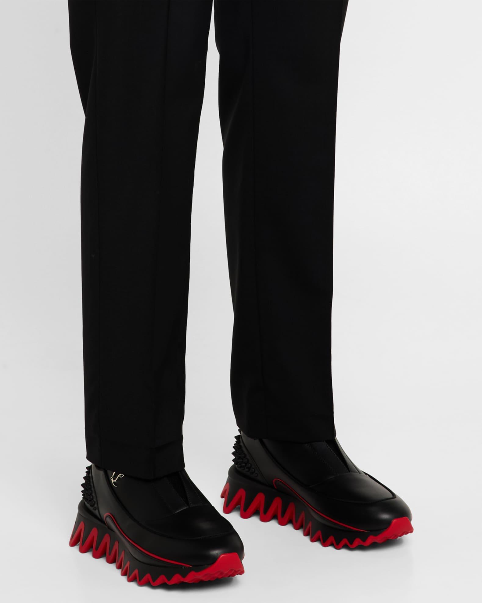 Men's Sharkyloub SP Spikes Leather Runner Sneakers Product Image