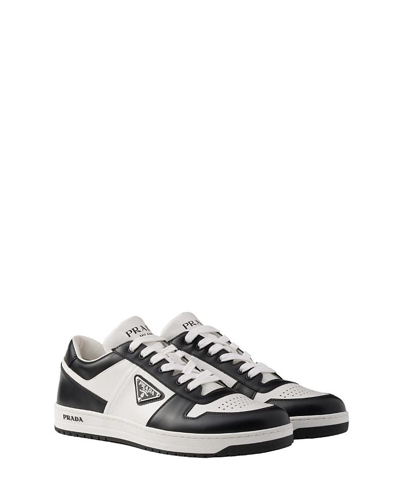 Prada Mens Downtown Leather Sneakers Product Image