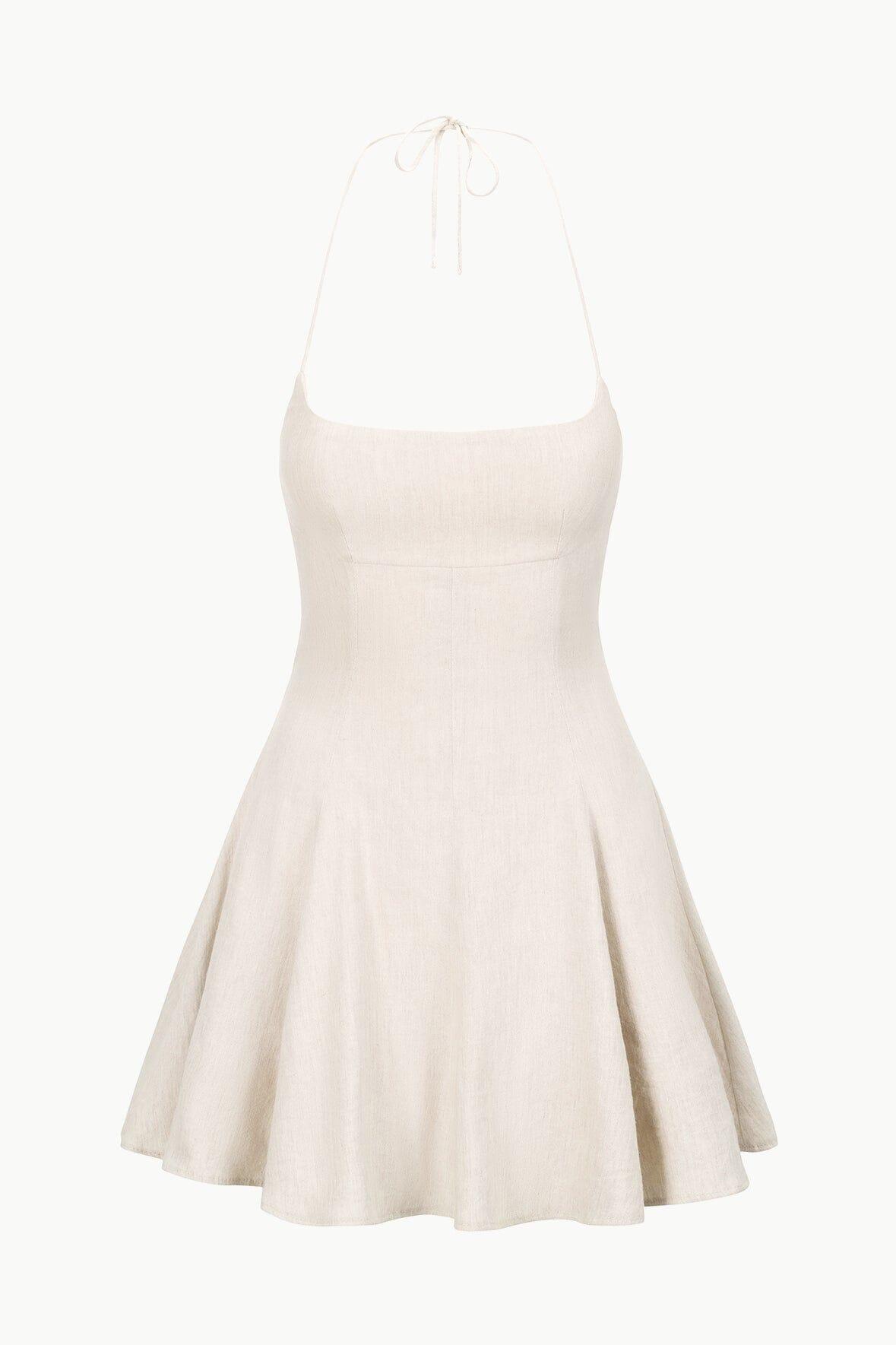 LEONE LINEN DRESS | NATURAL Product Image