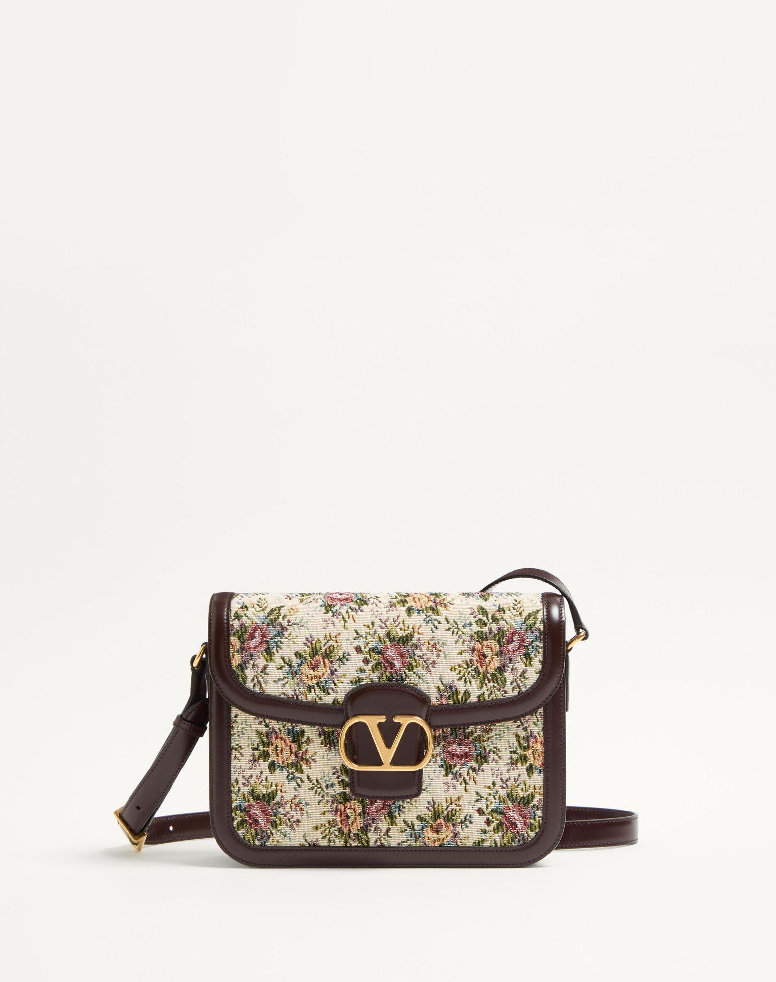 Valentino Garavani 9To5 Shoulder Bag In Papier Floral Jacquard Fabric   Product Image