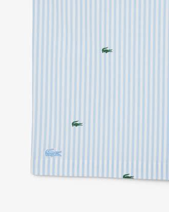 Printed Striped Cotton Pyjama Shirt Product Image