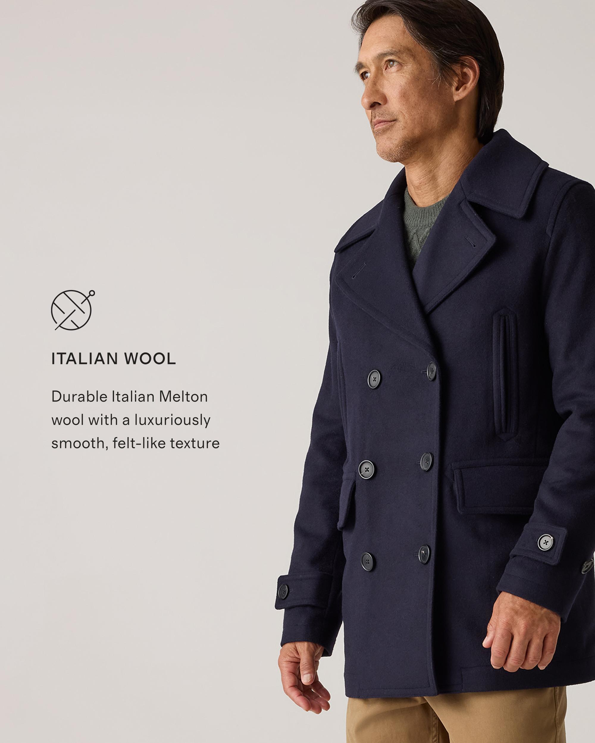 Quince | Men's Italian Wool Peacoat Wool/Nylon Product Image