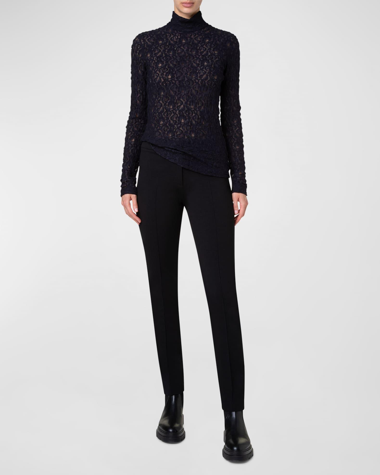 Stretch Cotton Lace Top Product Image