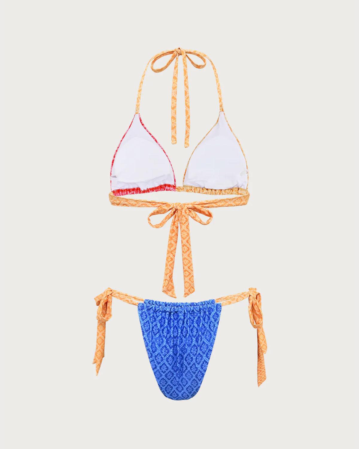 Three-Color Triangle Bikini Set Product Image