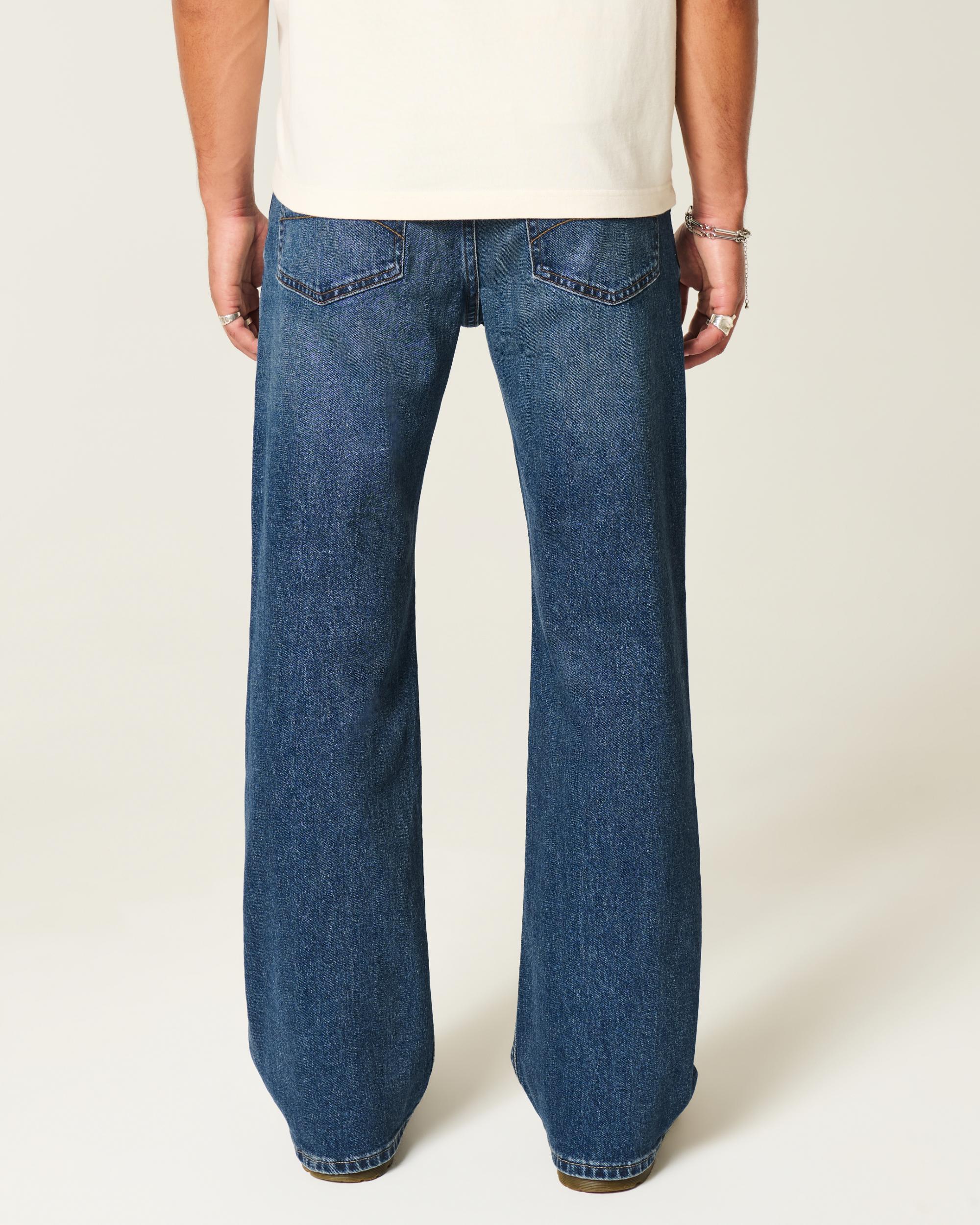 Dark Wash Relaxed Boot Jeans Product Image