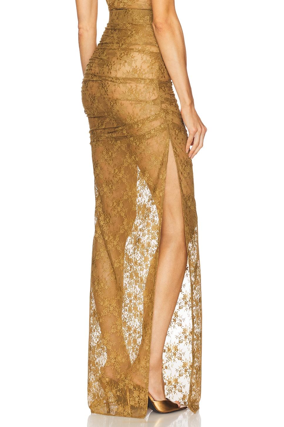 Tucked Column Skirt Alex Perry Product Image