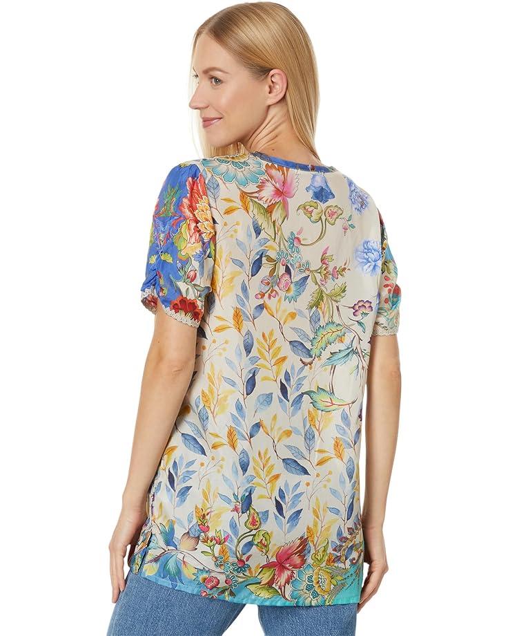 The Janie Favorite Short Sleeve Henley Tee Product Image