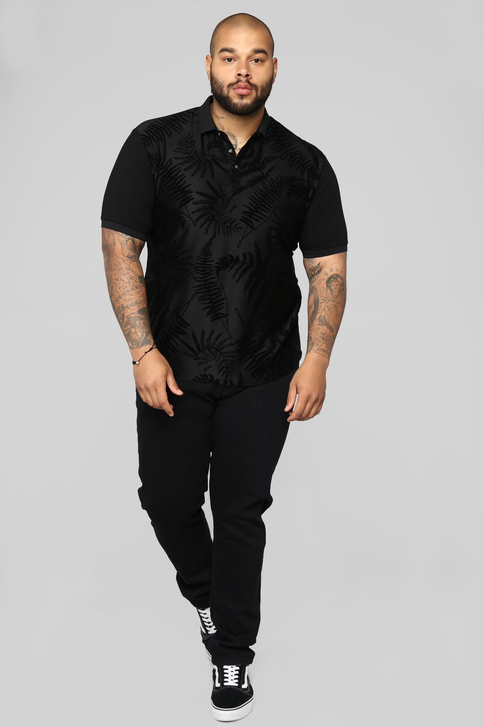 Breezy Short Sleeve Polo - Black Product Image
