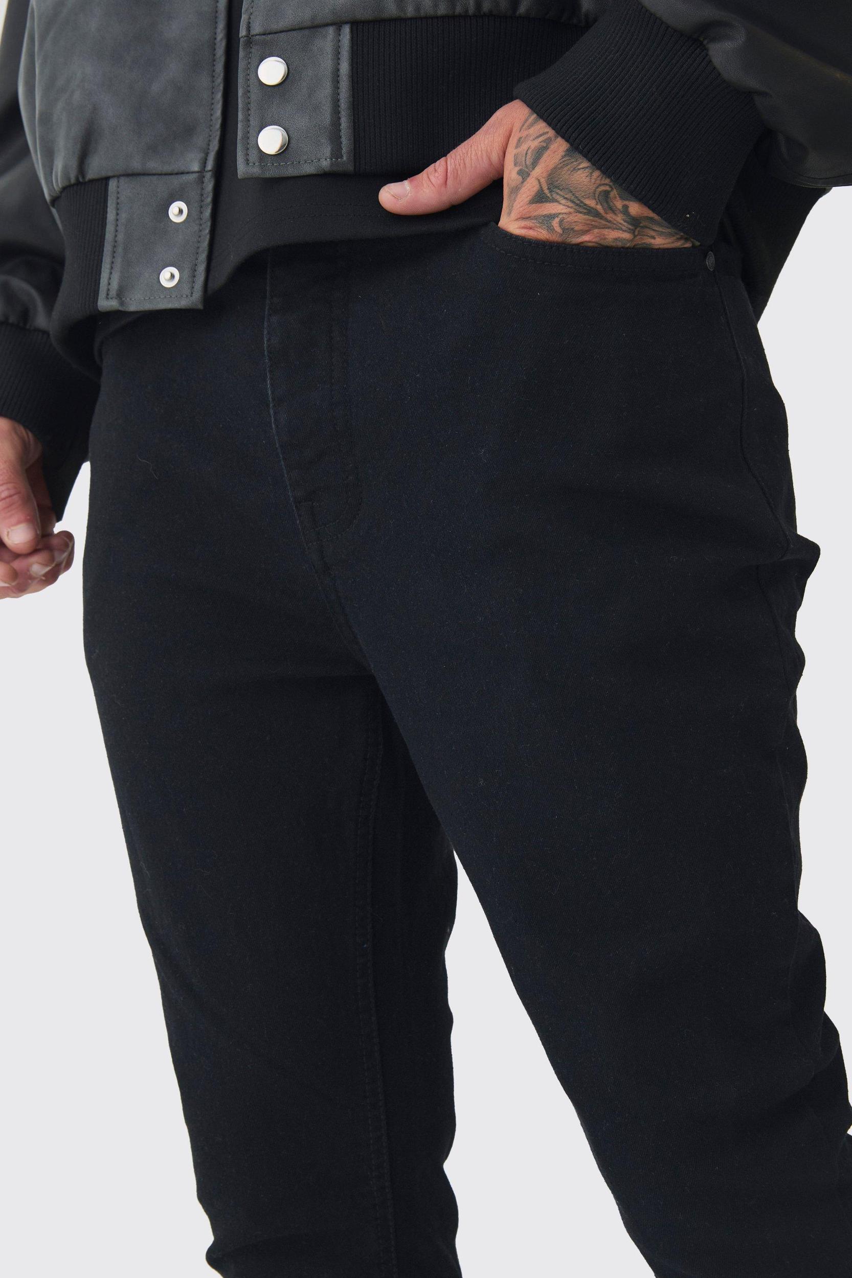Tall Stretch Denim Flared Jeans | boohooMAN USA Product Image