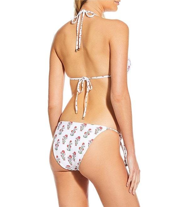 A Loves A Rosebud Reversible Embroidered Tie Side Swim Bottom Product Image