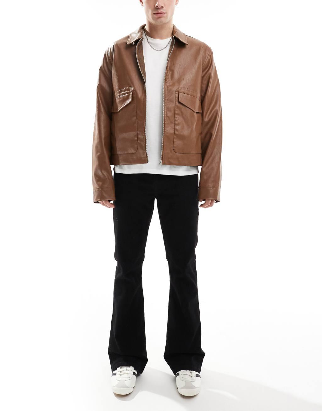 ASOS DESIGN stretch flare jeans Product Image